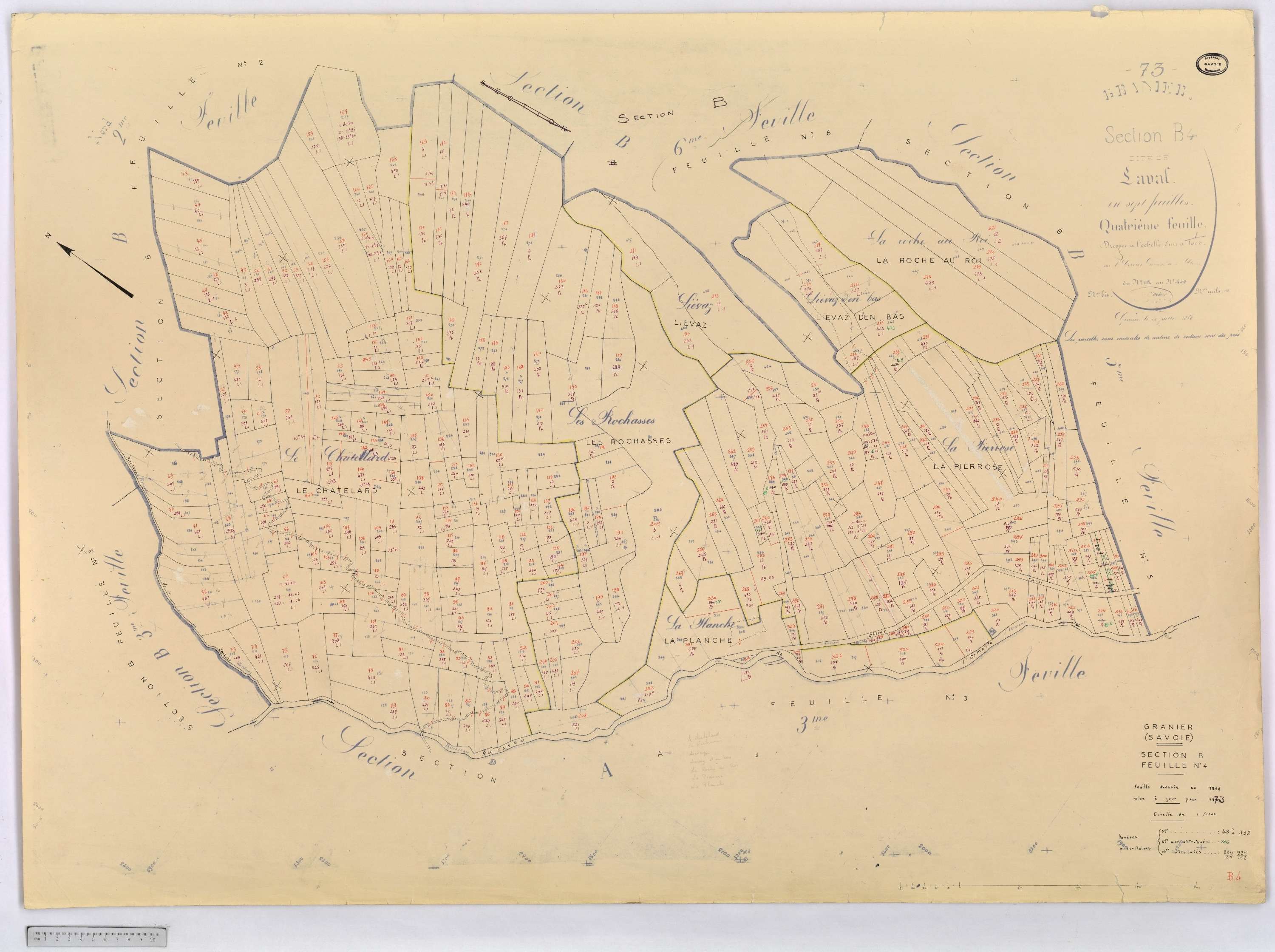 Granier - Cadastre rénové (1973).