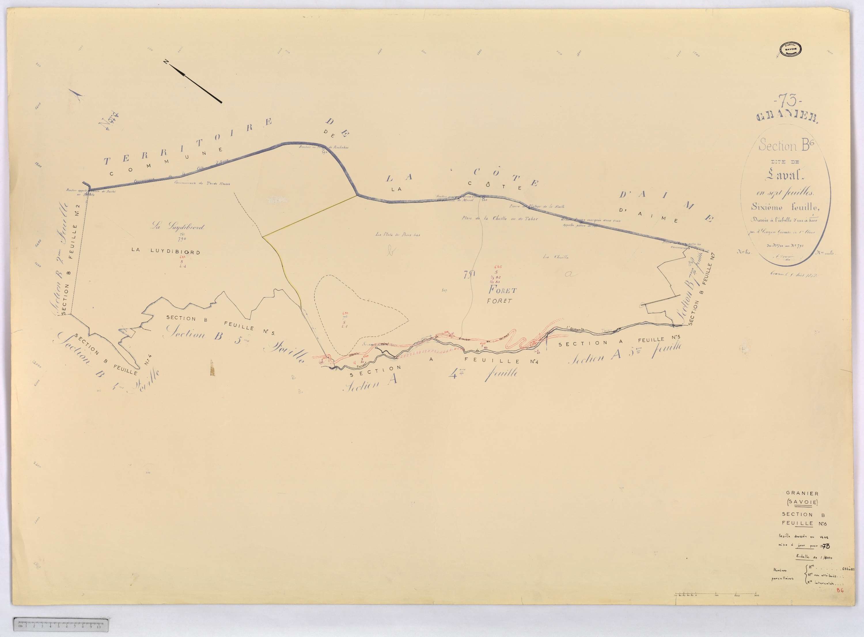 Granier - Cadastre rénové (1973).