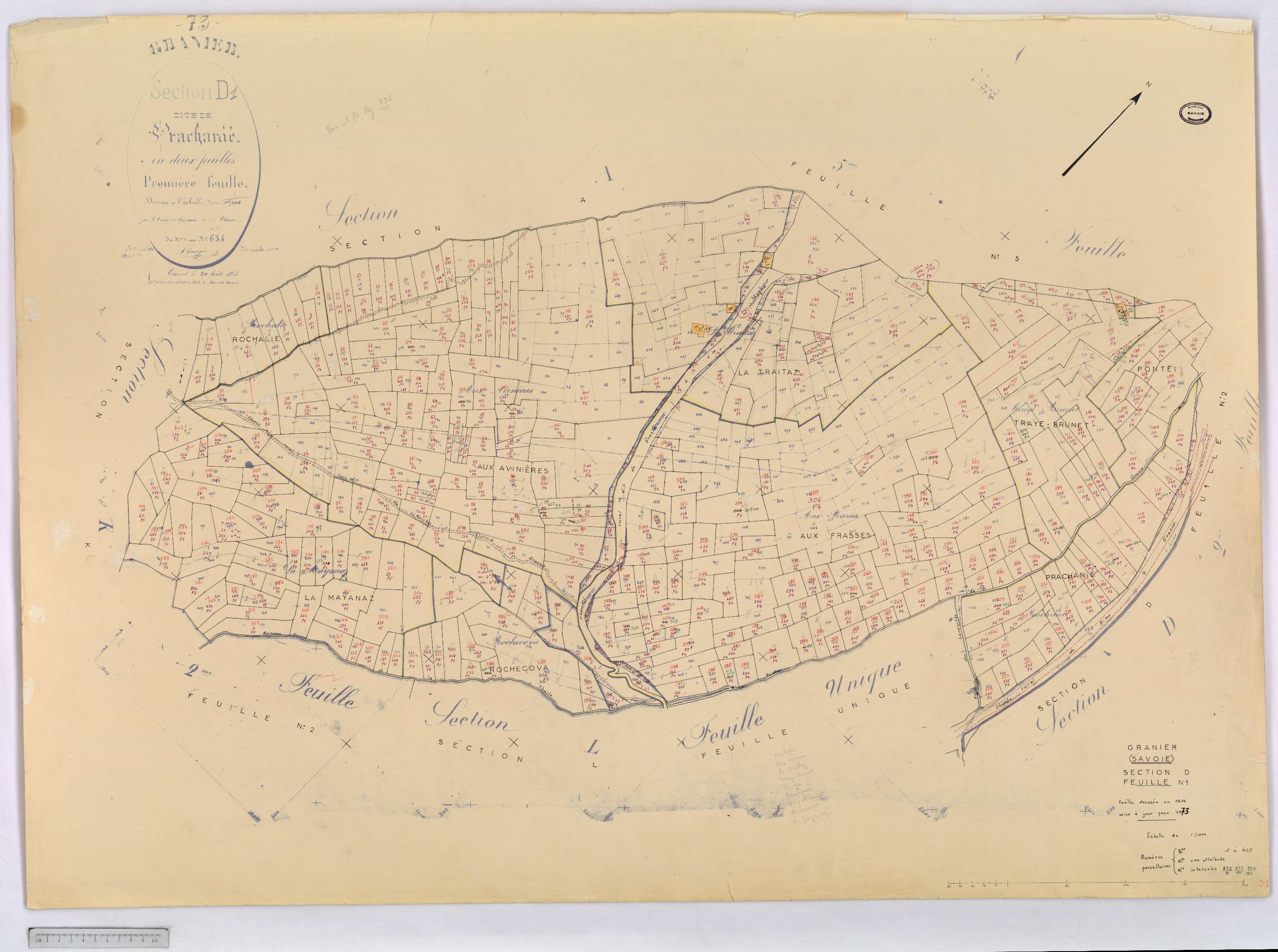 Granier - Cadastre rénové (1973).