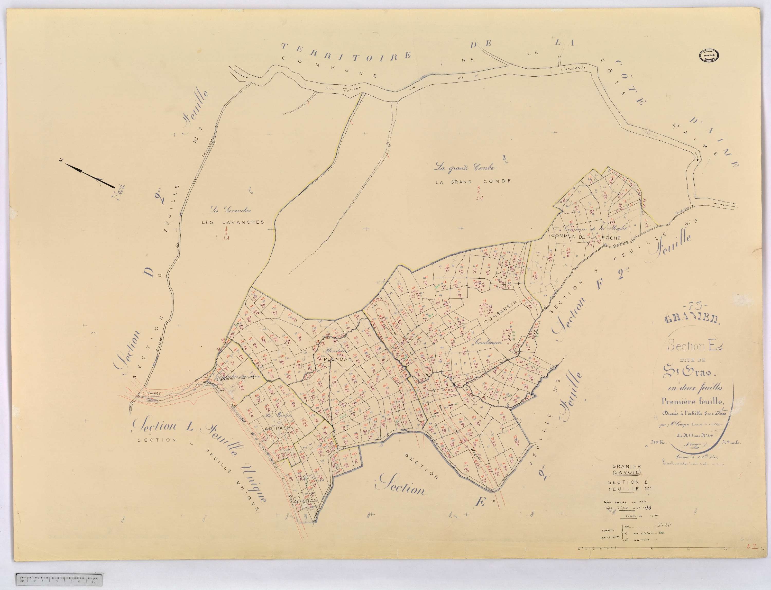Granier - Cadastre rénové (1973).