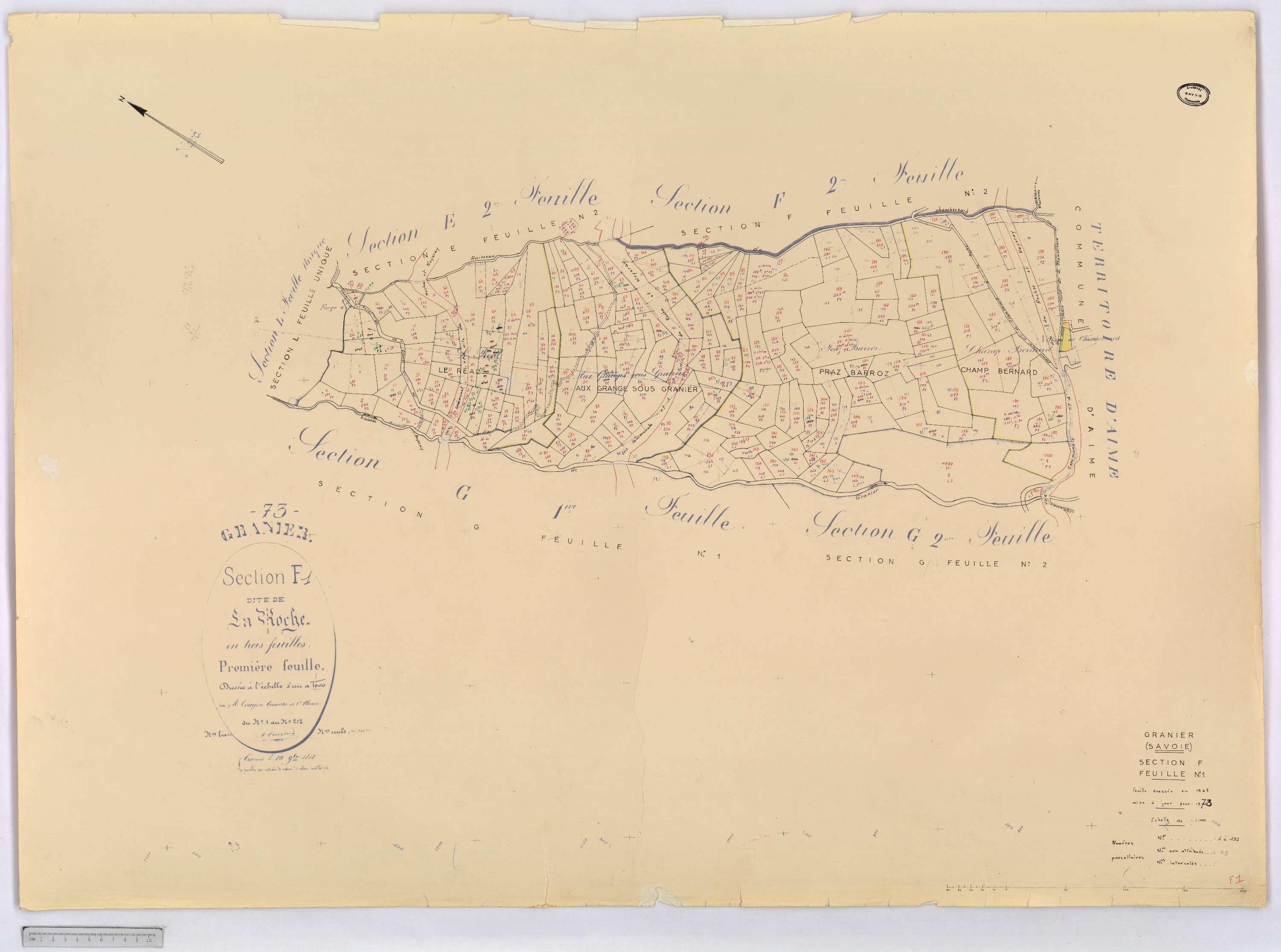 Granier - Cadastre rénové (1973).