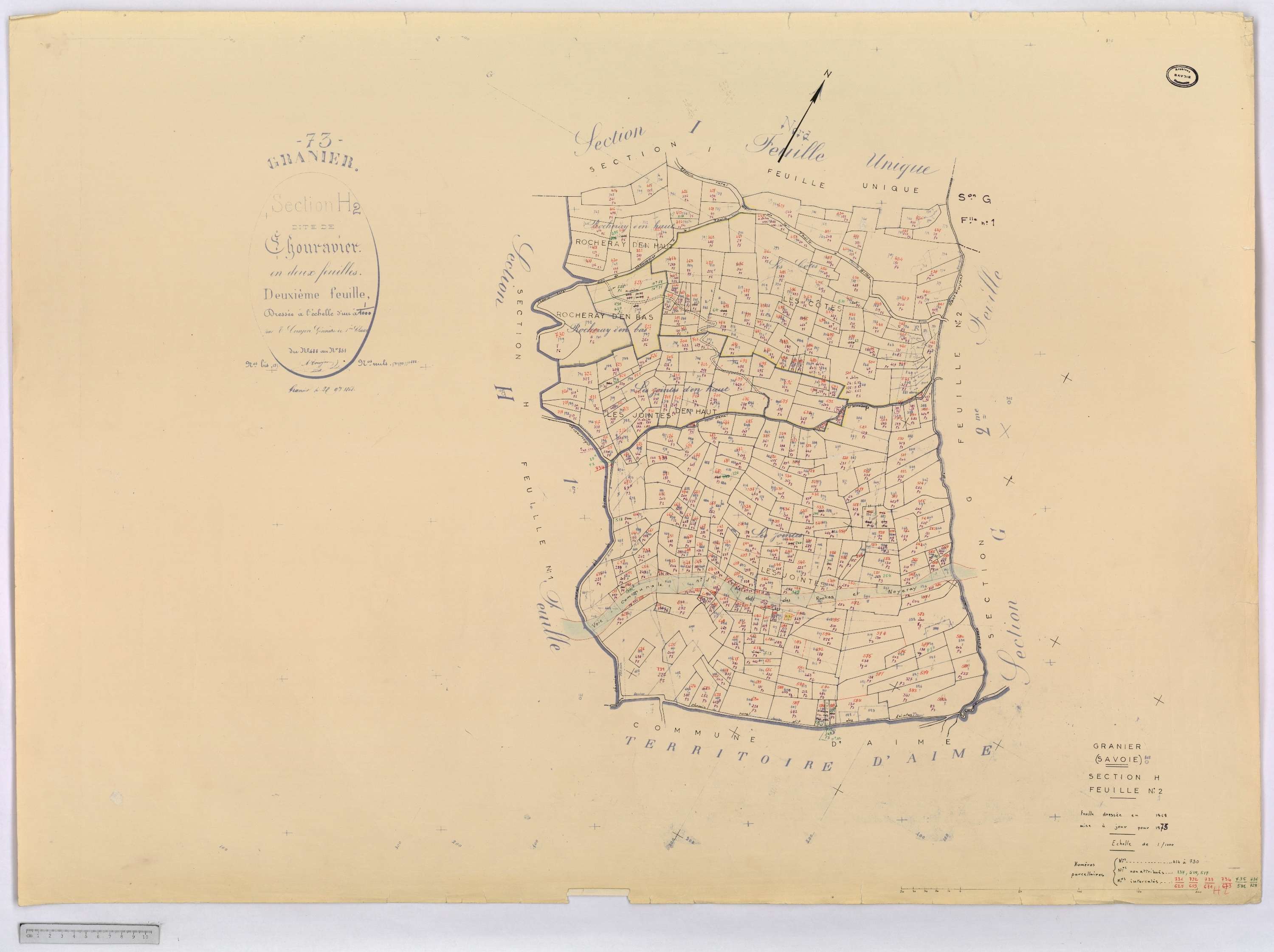 Granier - Cadastre rénové (1973).