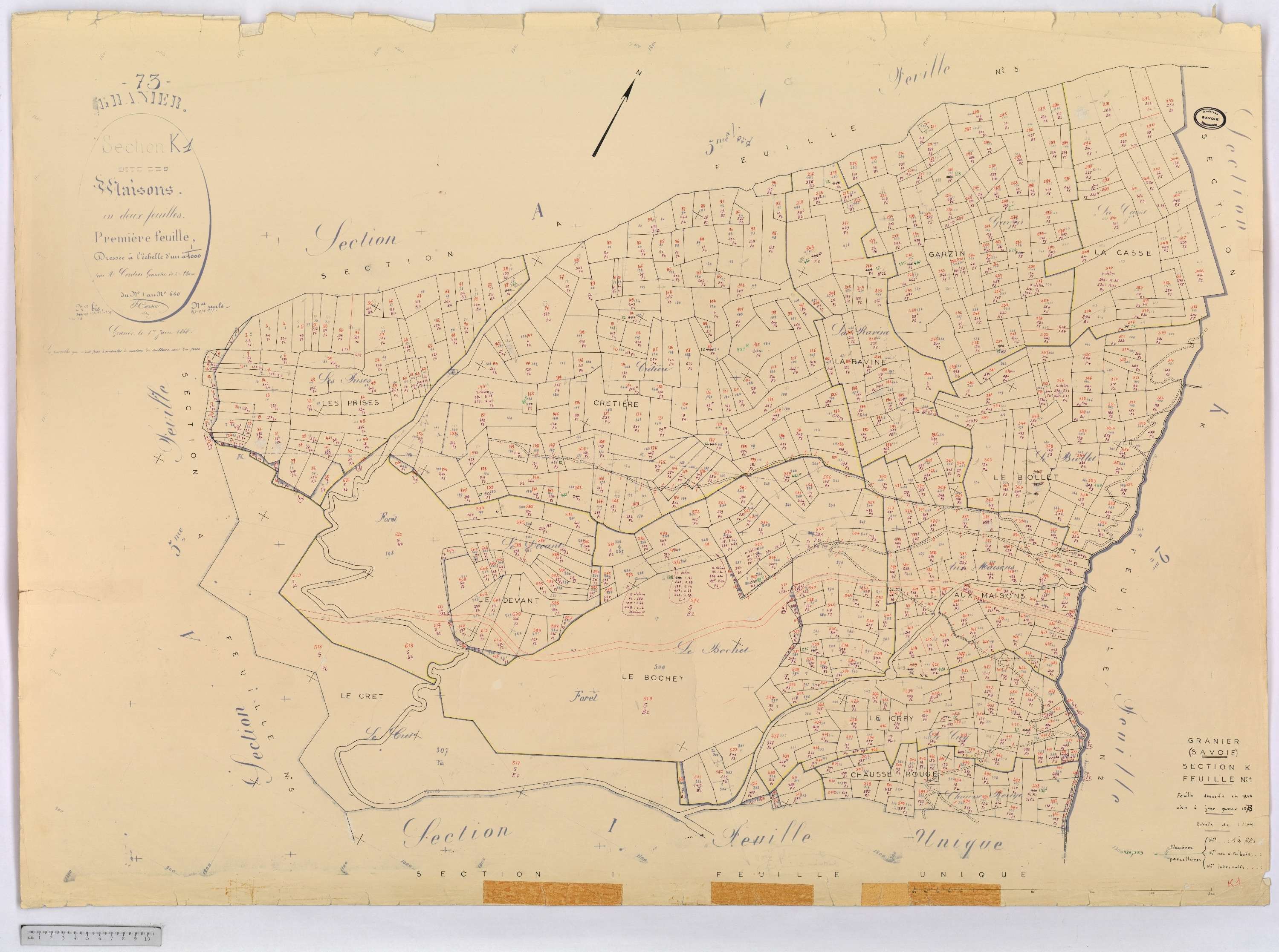 Granier - Cadastre rénové (1973).