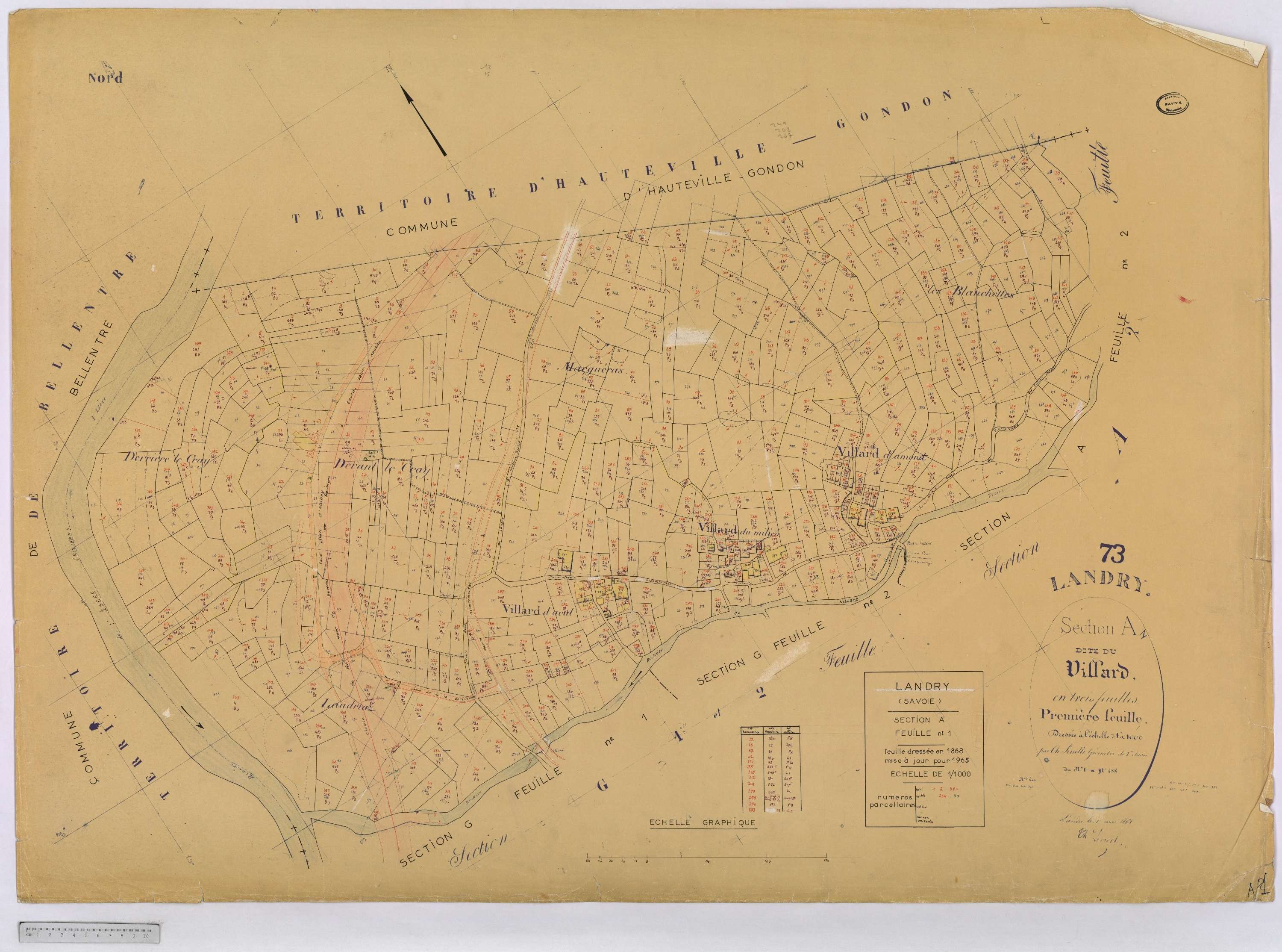 Landry - Cadastre rénové (1965).
