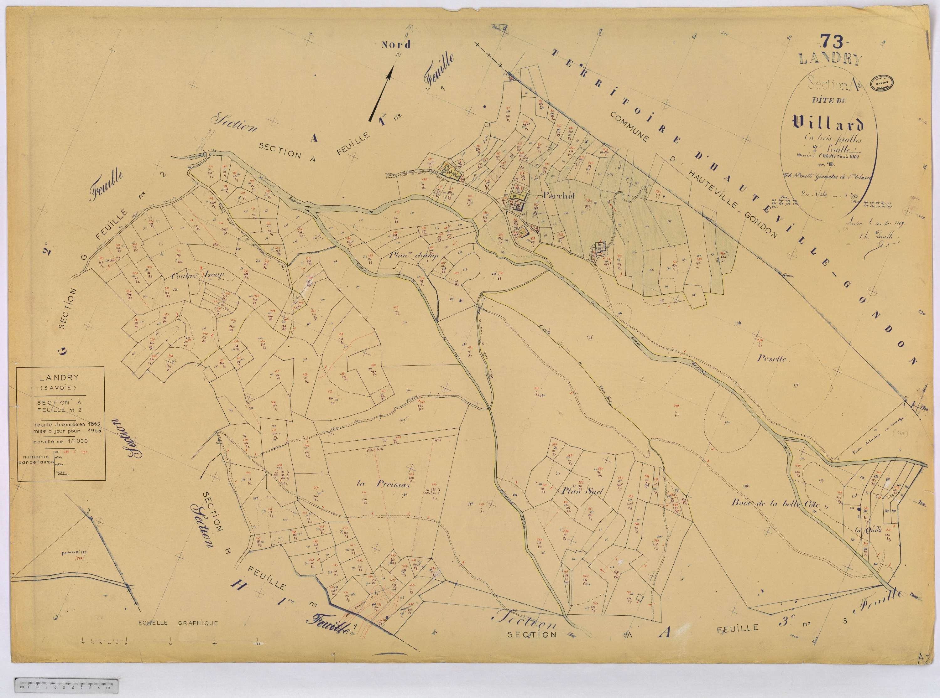 Landry - Cadastre rénové (1965).