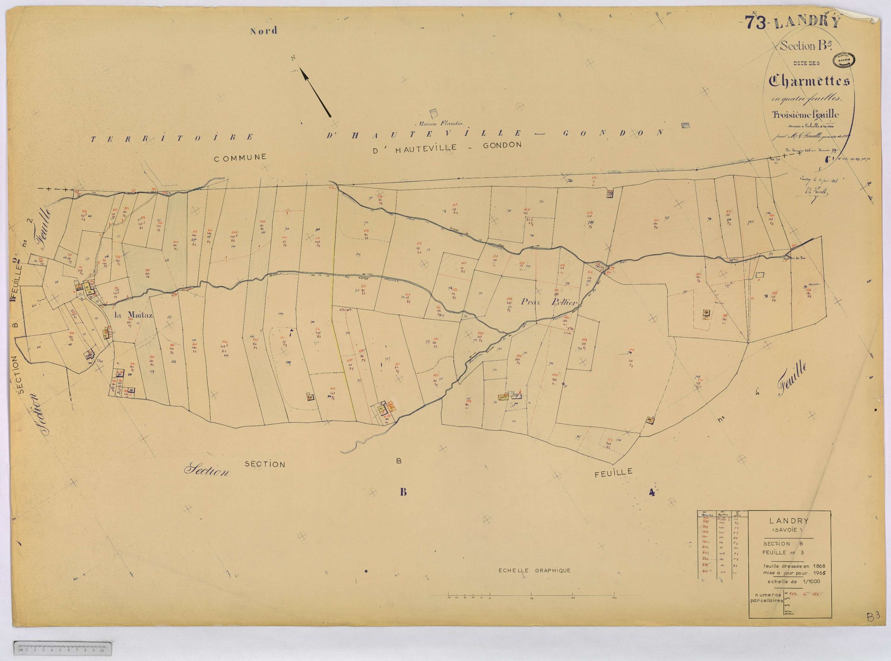 Landry - Cadastre rénové (1965).