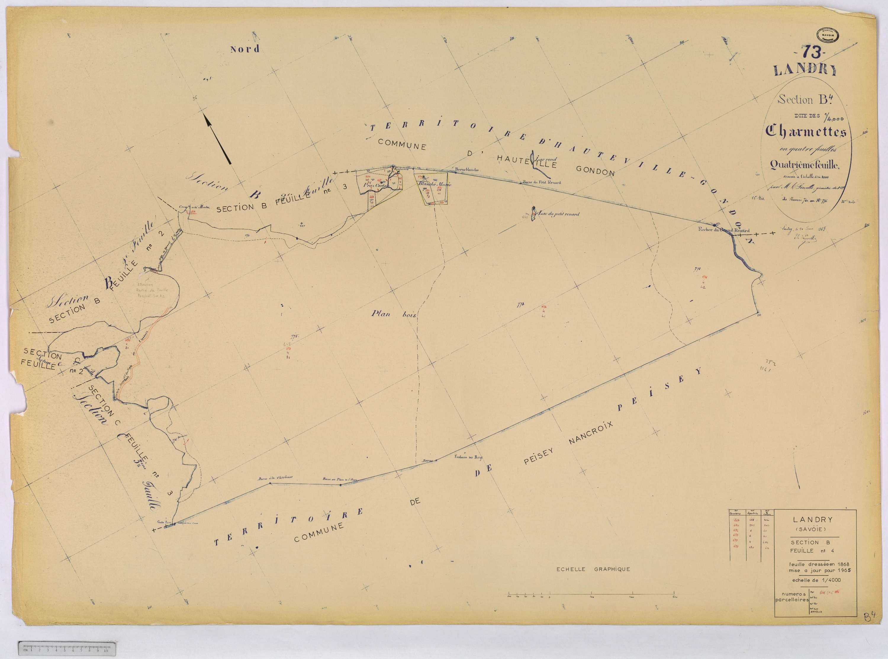 Landry - Cadastre rénové (1965).