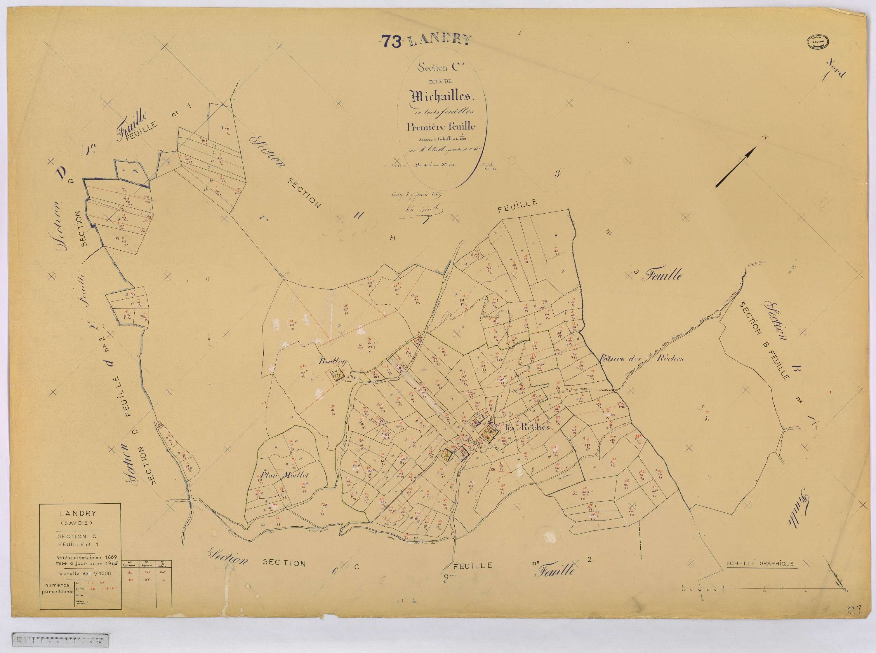 Landry - Cadastre rénové (1965).
