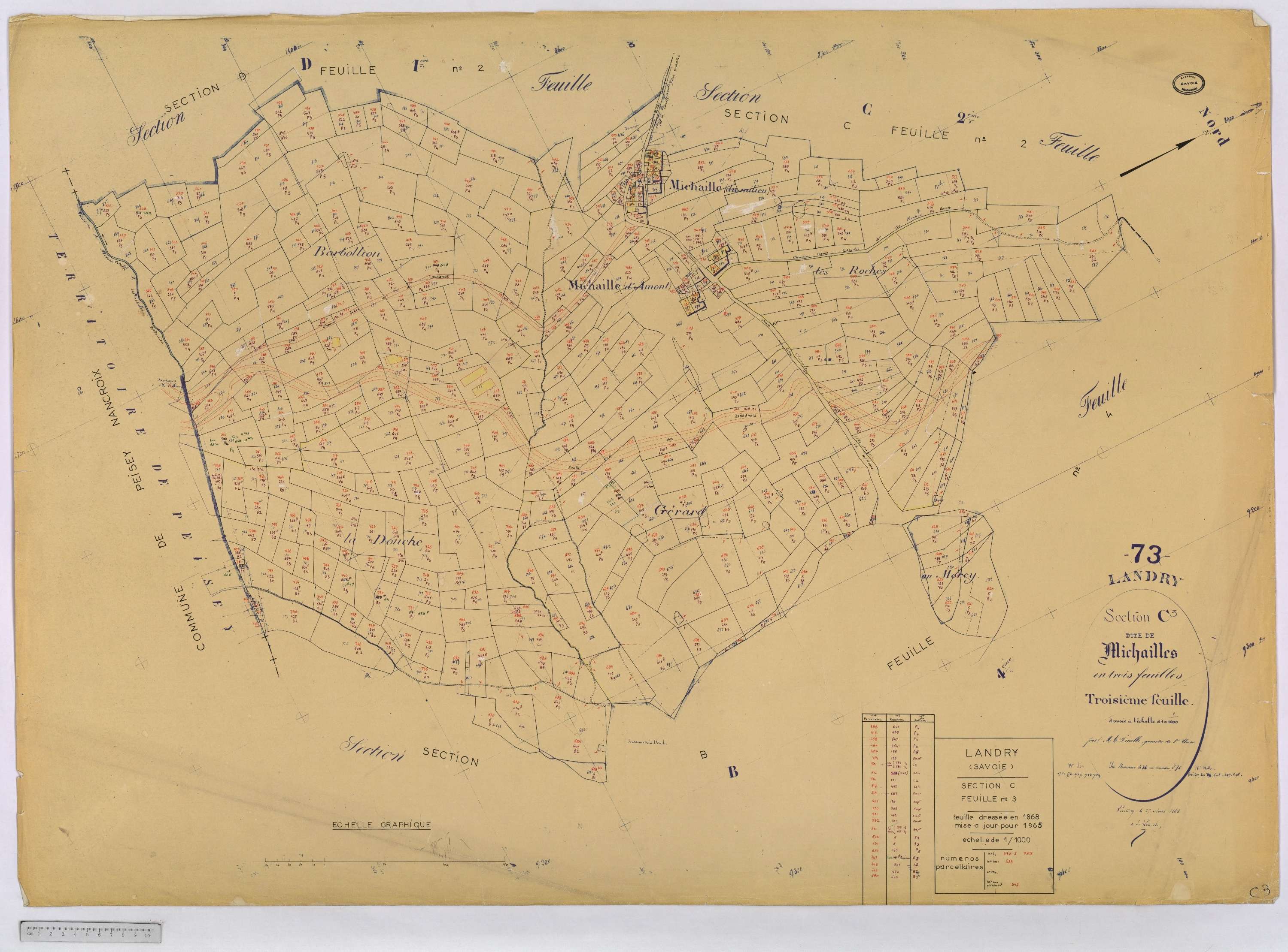 Landry - Cadastre rénové (1965).