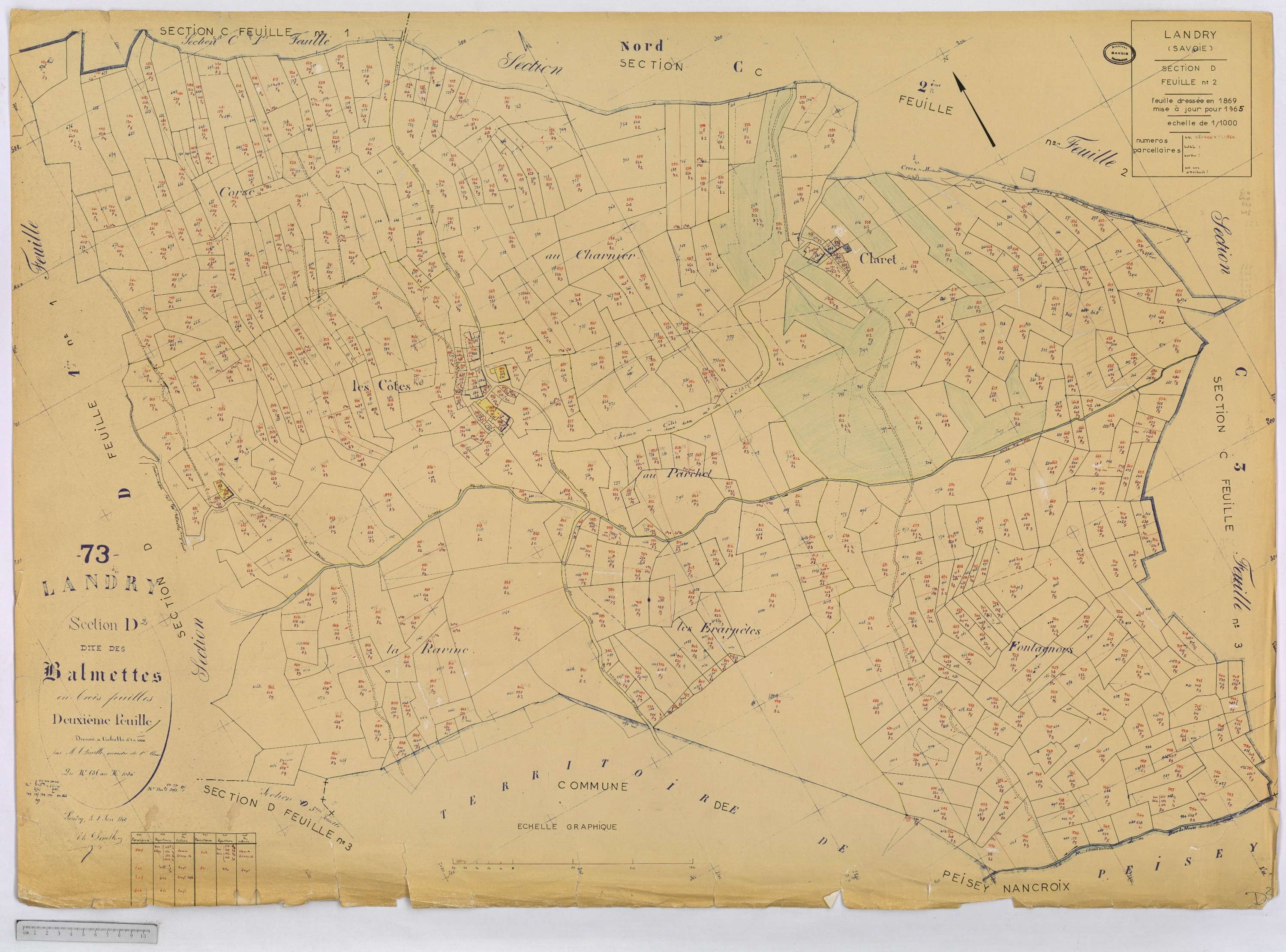 Landry - Cadastre rénové (1965).