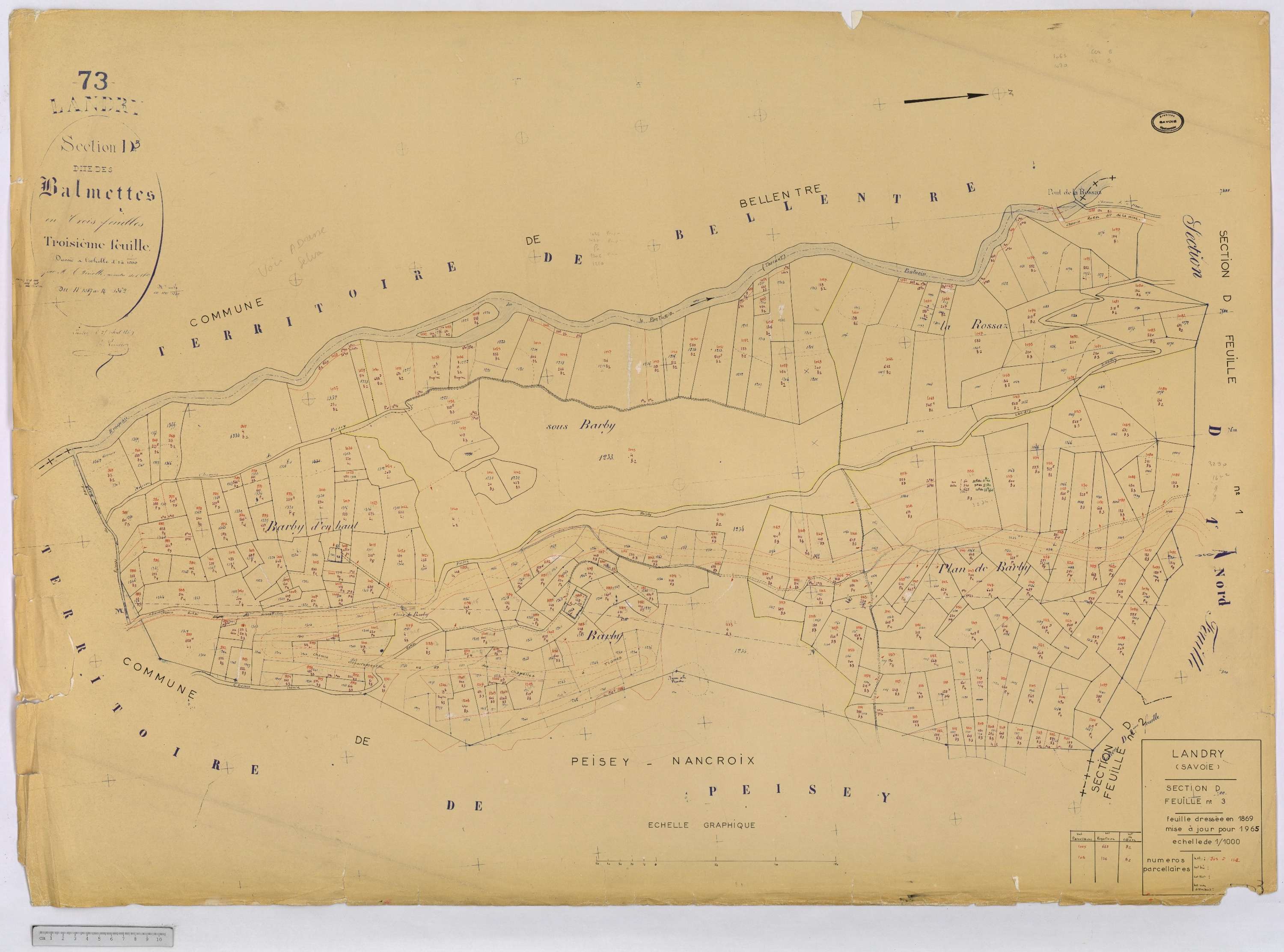 Landry - Cadastre rénové (1965).