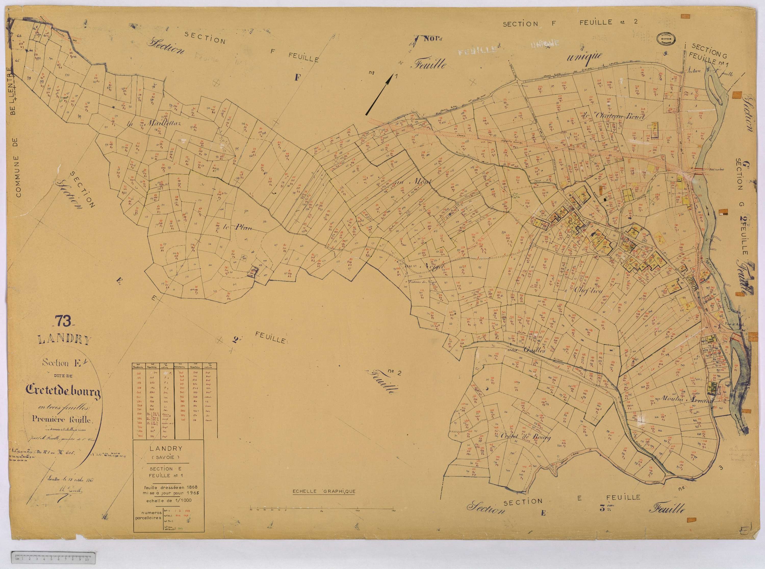 Landry - Cadastre rénové (1965).