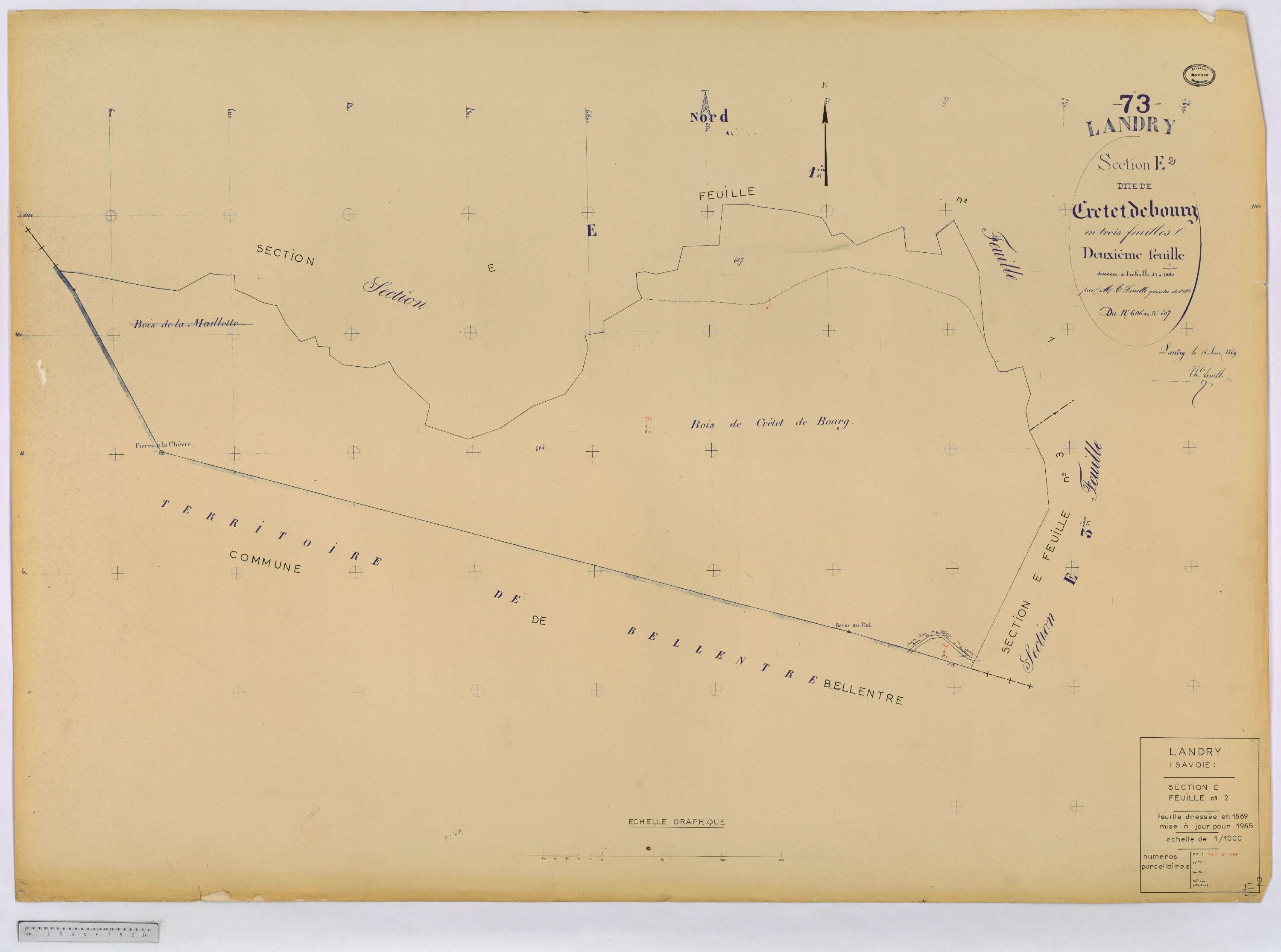 Landry - Cadastre rénové (1965).