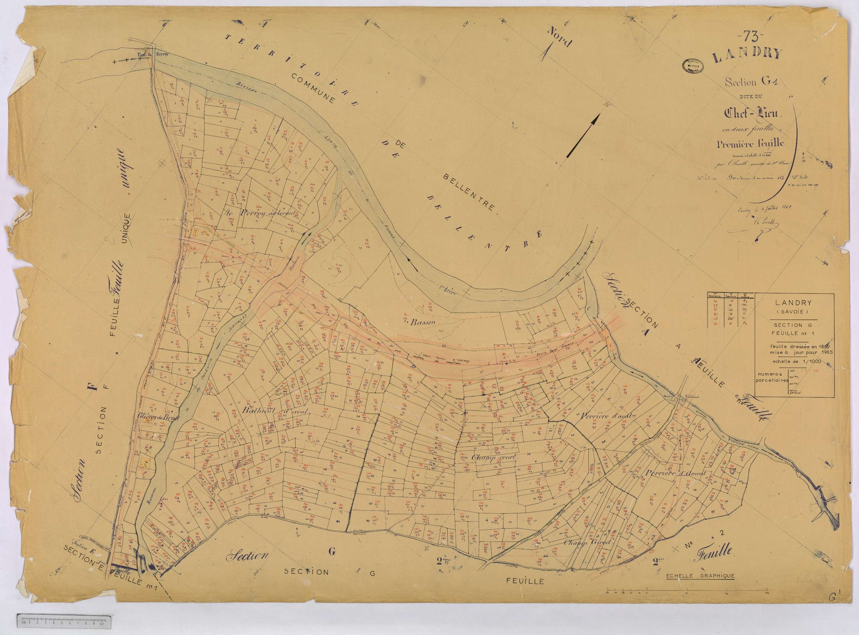 Landry - Cadastre rénové (1965).