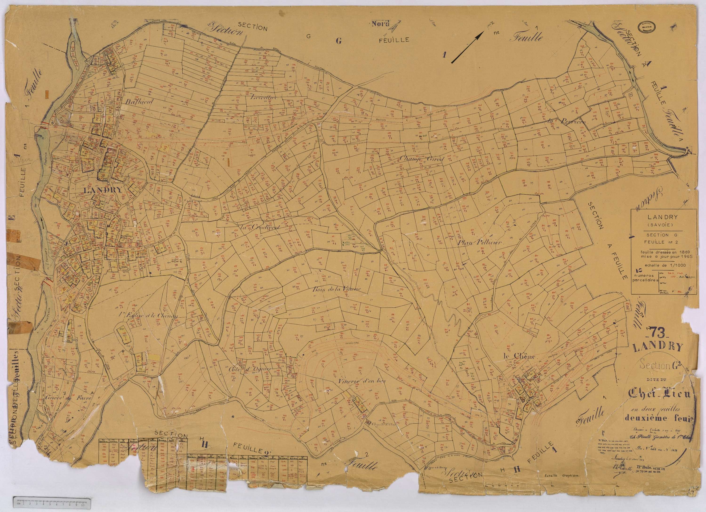 Landry - Cadastre rénové (1965).