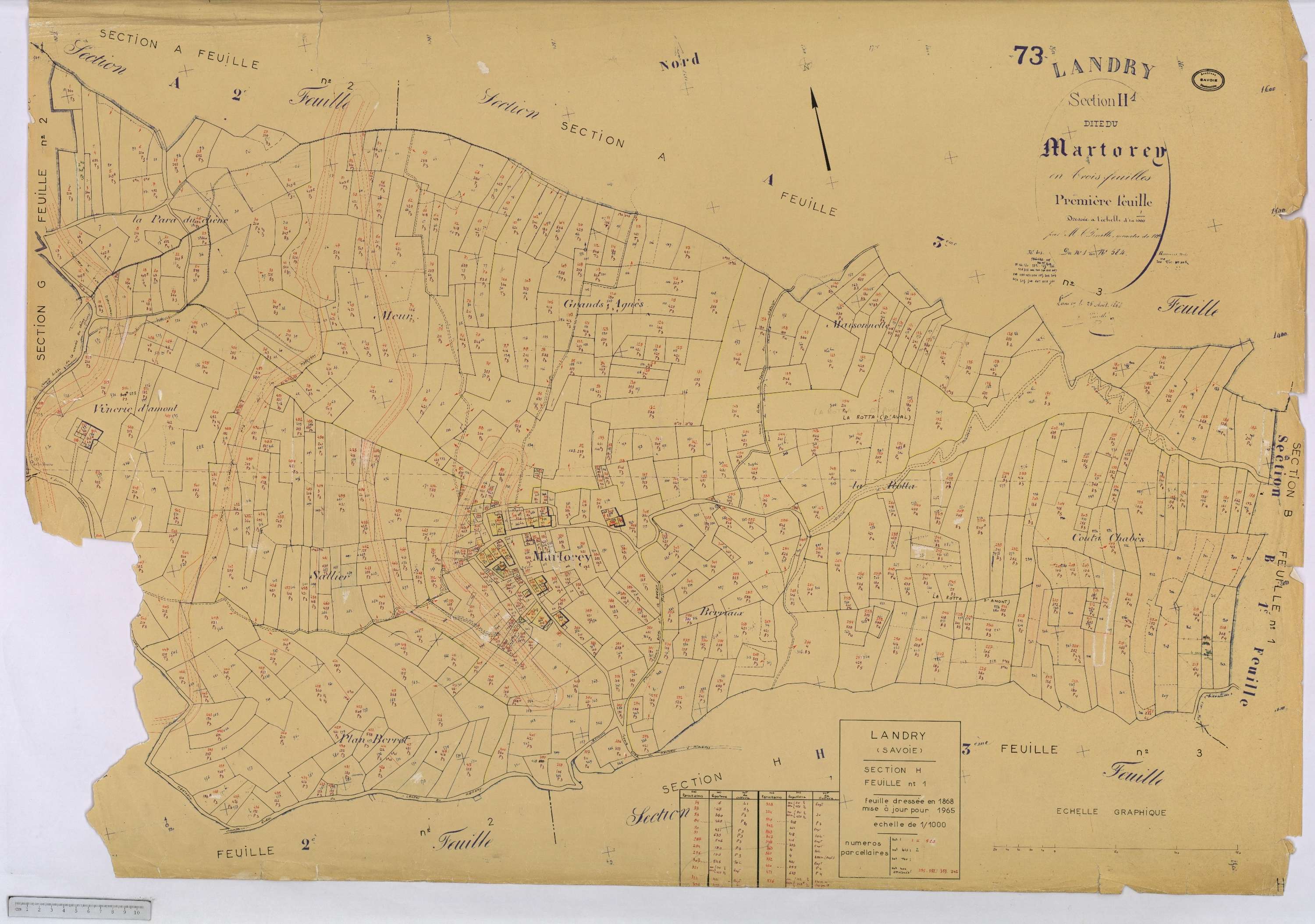 Landry - Cadastre rénové (1965).
