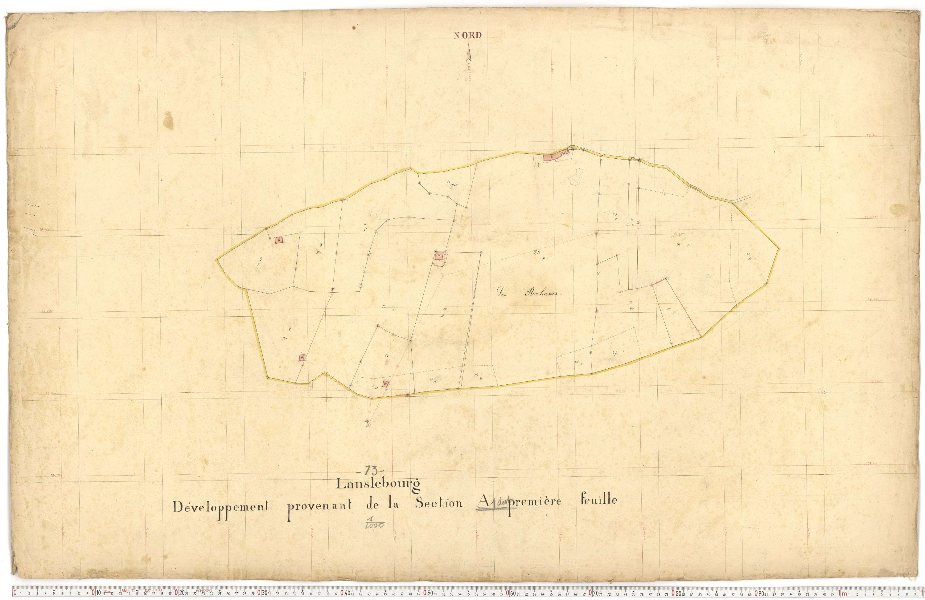 Lanslebourg-Mont-Cenis - Plans cadastraux du premier cadastre français.
