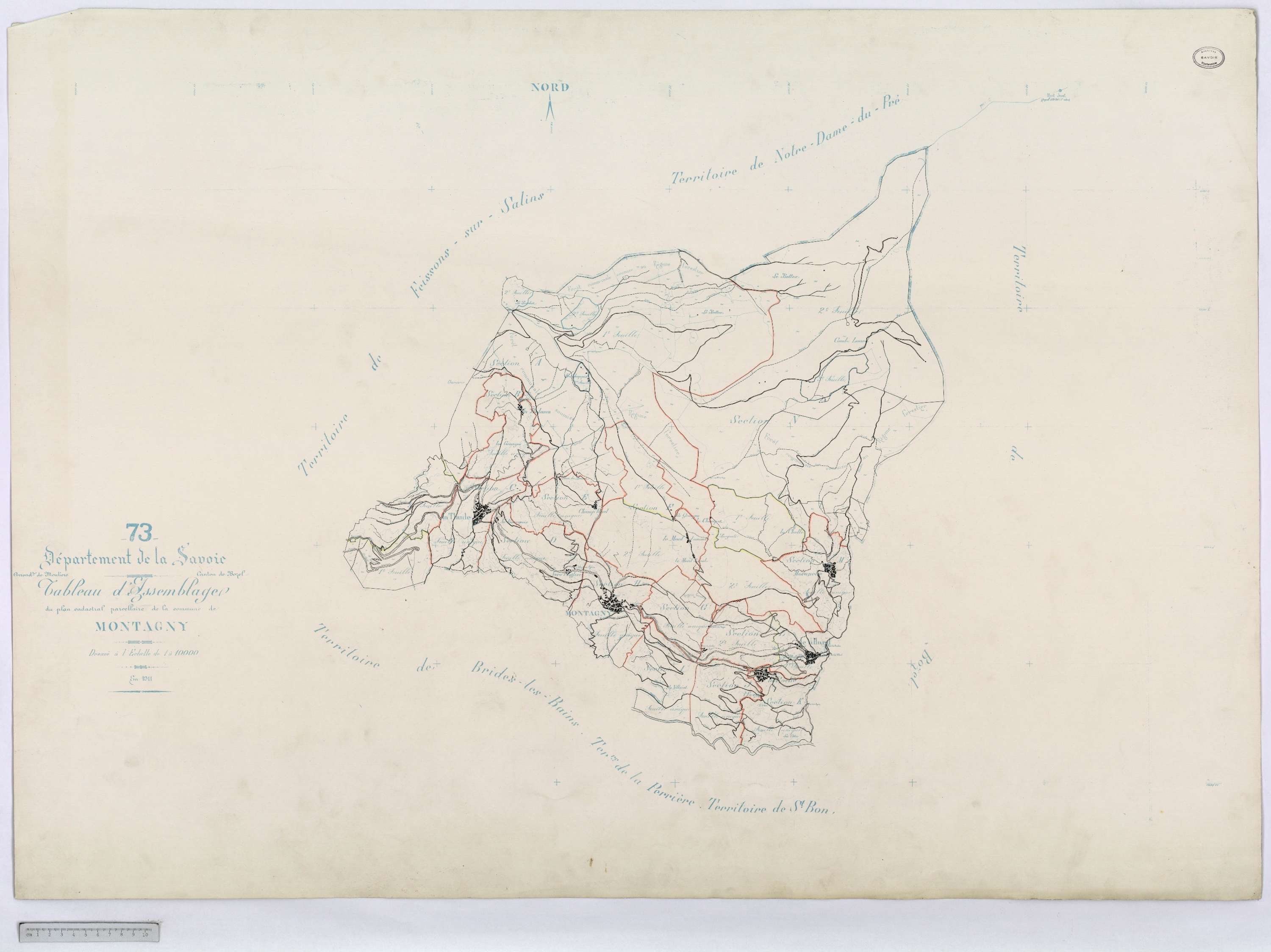Montagny - Cadastre rénové (1964-1967).