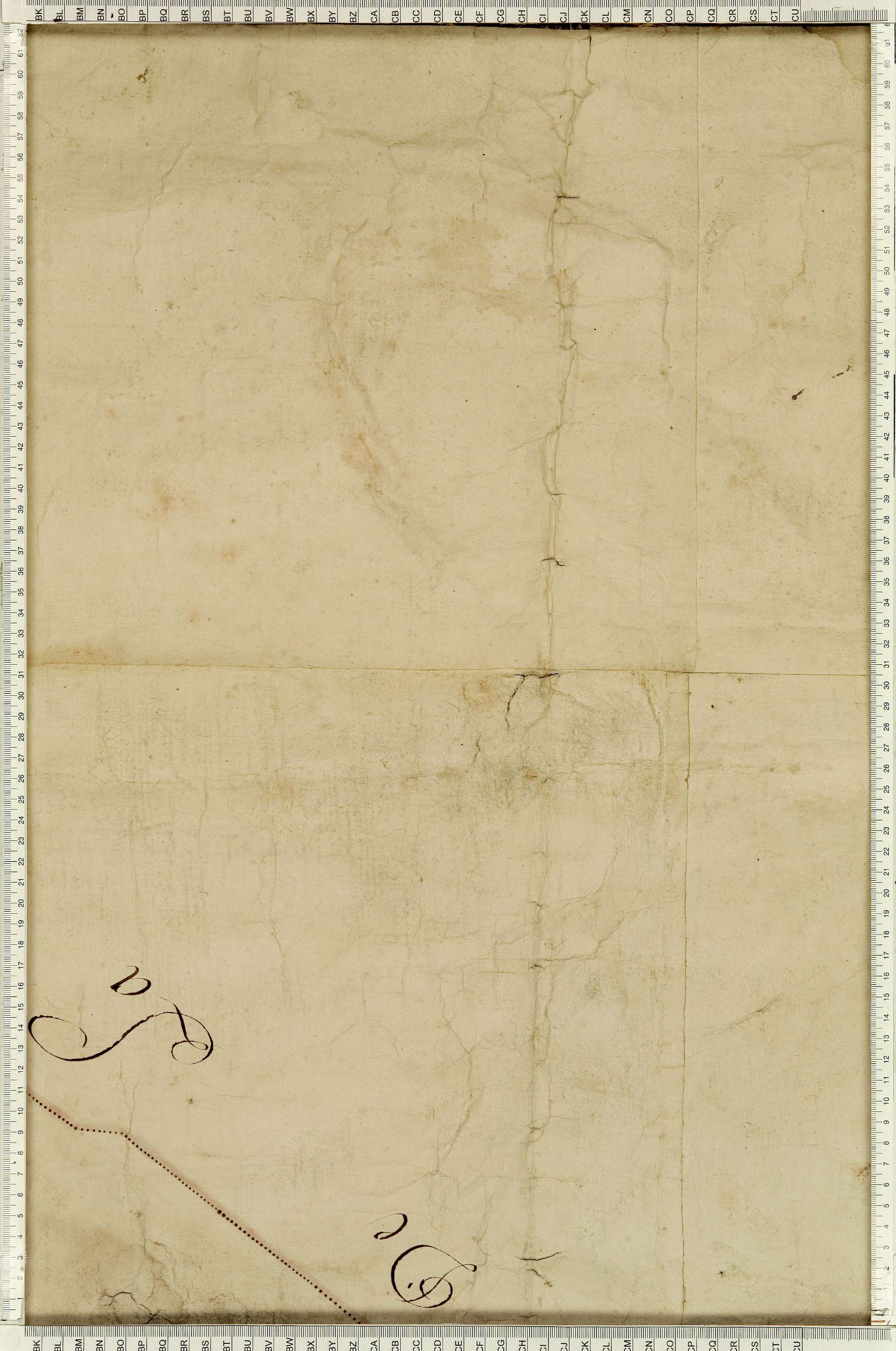 Montaimont - Copie de la mappe originale (plan cadastral) de la commune de Montaymont. Signée Cocelli, directeur de la péréquation générale.