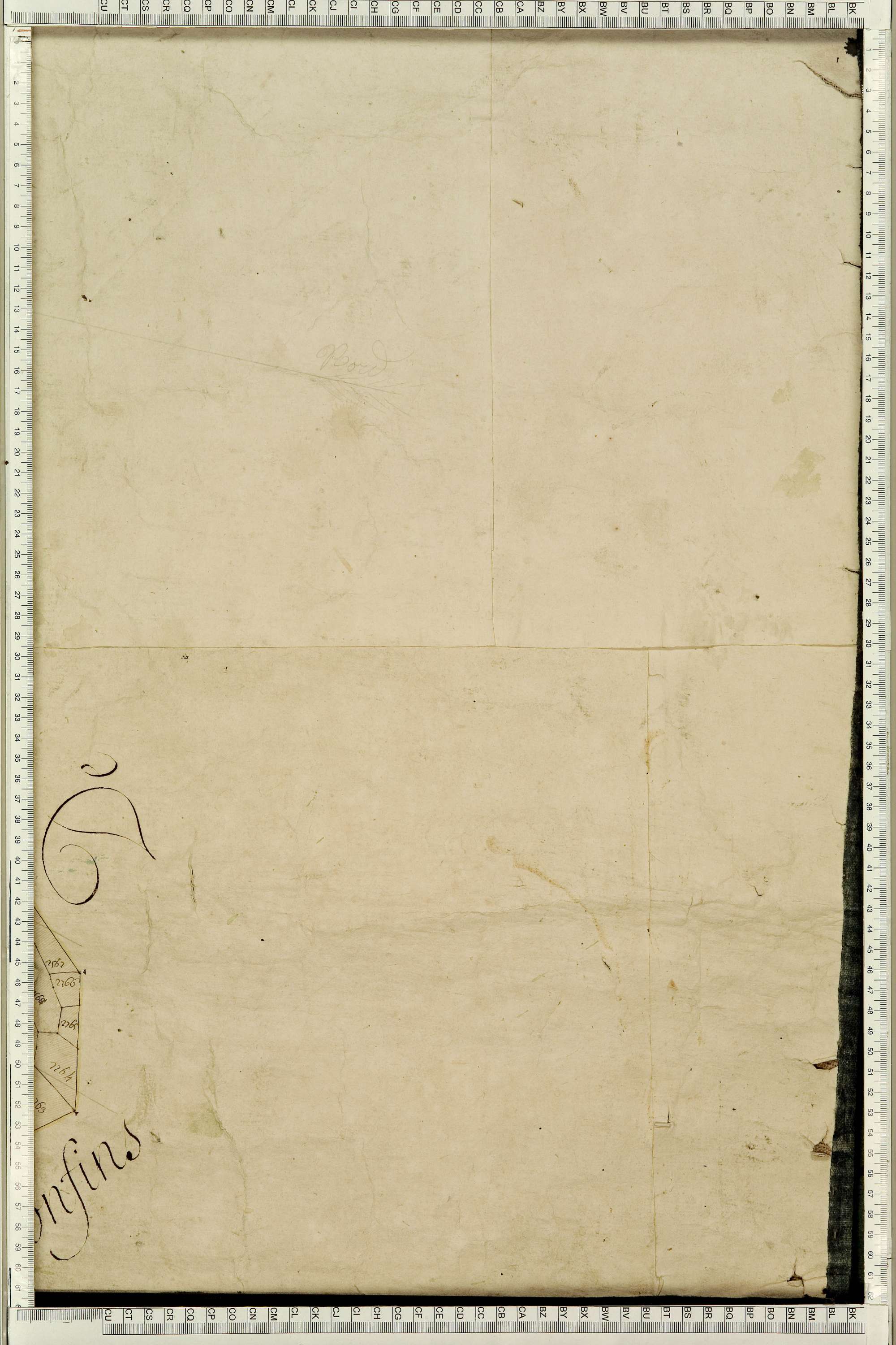 Montgellafrey - Copie de la mappe originale (plan cadastral) de la commune de Montgelafrey, dans lequel sont figurées et numérotées les 6451 parcelles qui composent le territoire de la commune. - Signé Cocelli, directeur de la péréquation générale. (La ma