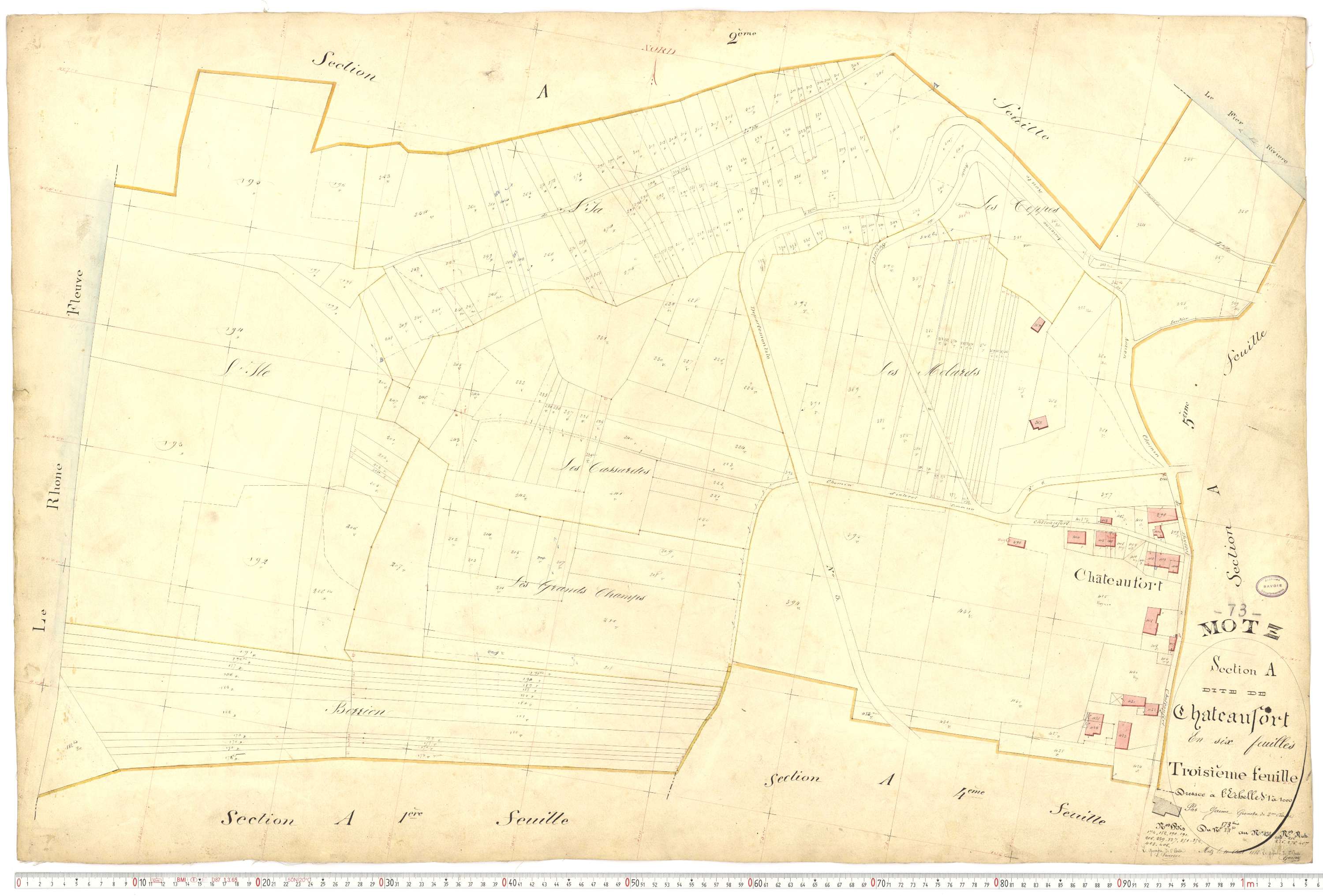 Motz - Cadastre français (1882).