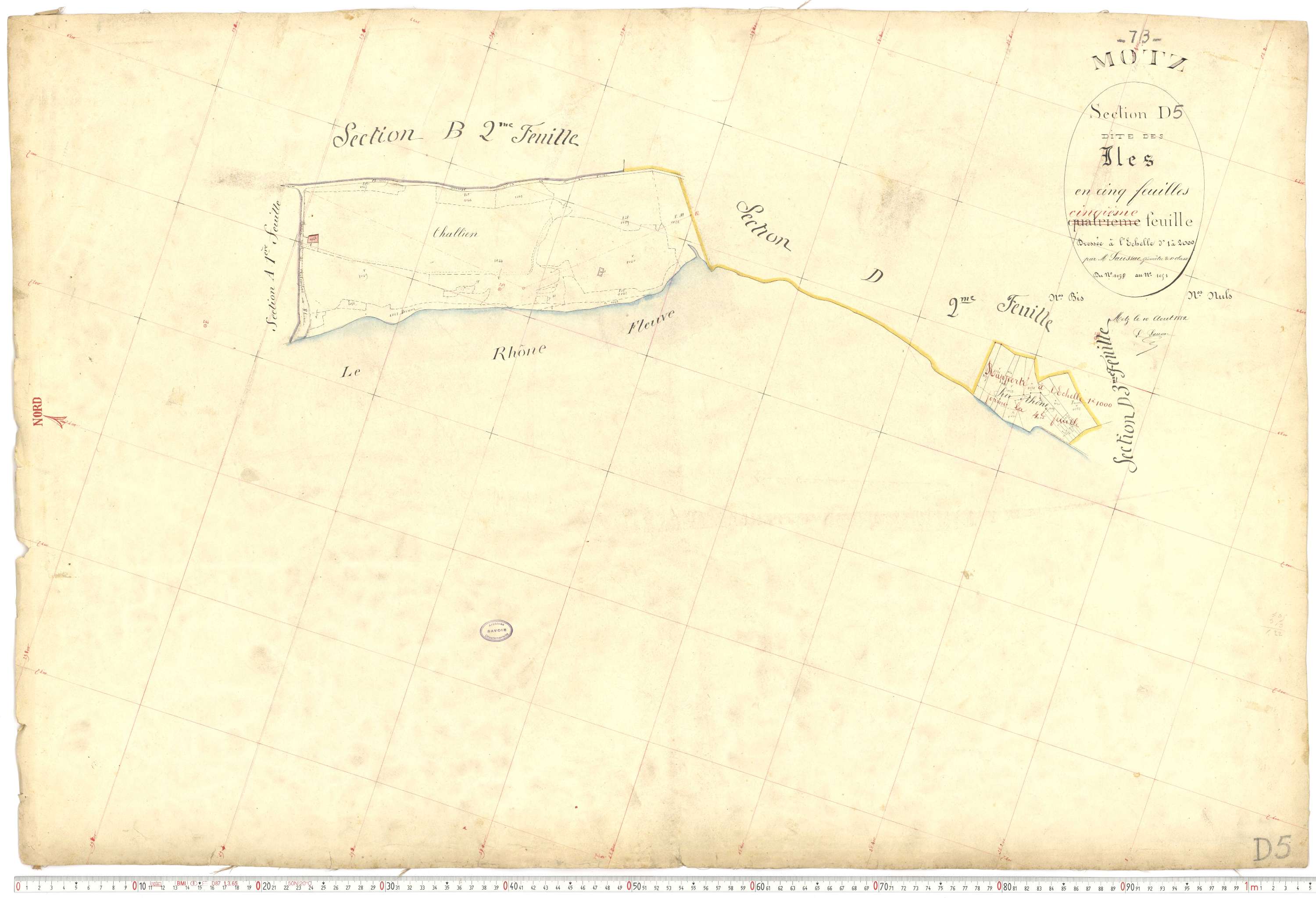 Motz - Cadastre français (1882).