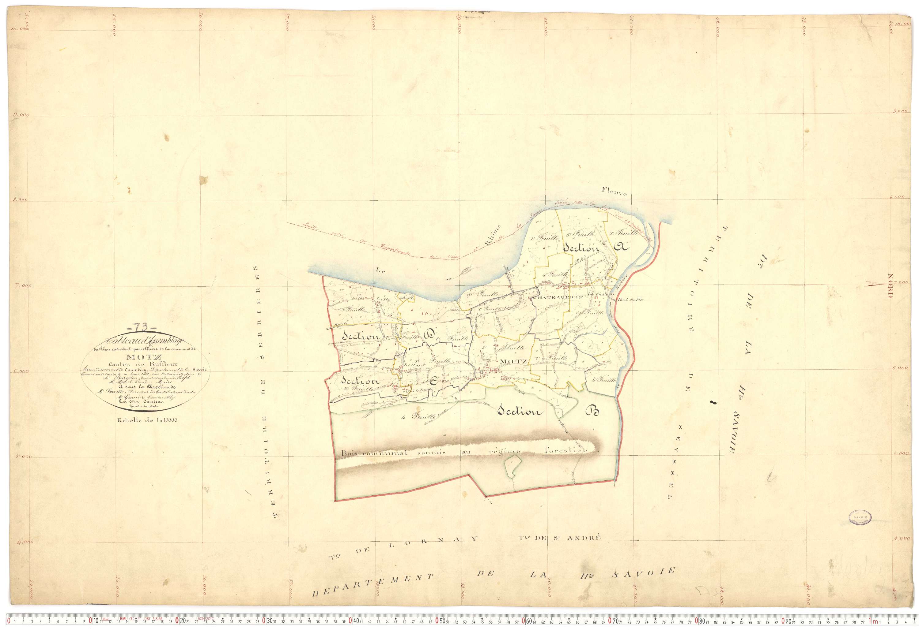 Motz - Cadastre français (1882).