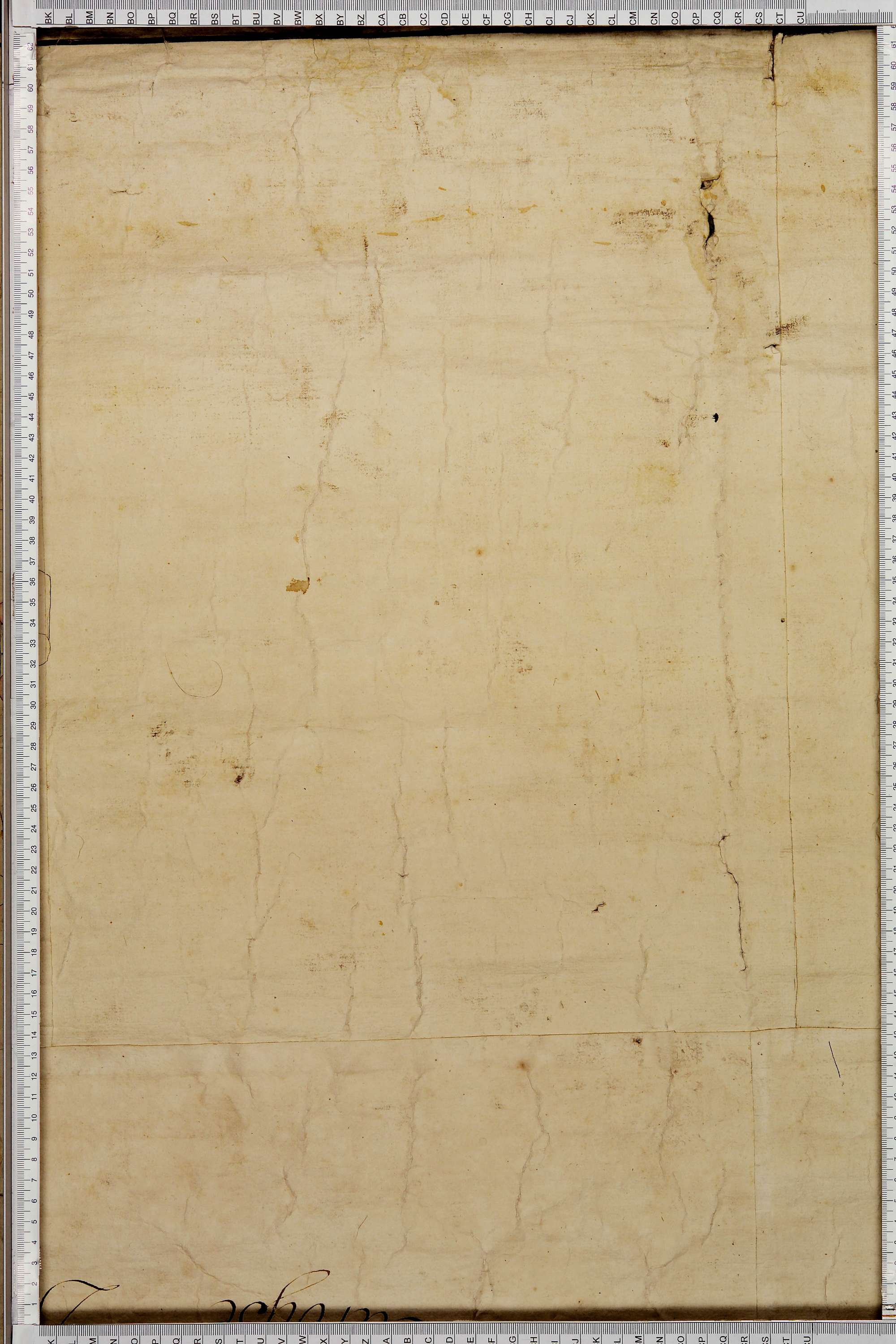 La Léchère - Copie de la mappe originale (plan cadastral) de la commune de Doucy en Tarentaise. Signée Cocelli, directeur de la péréquation.