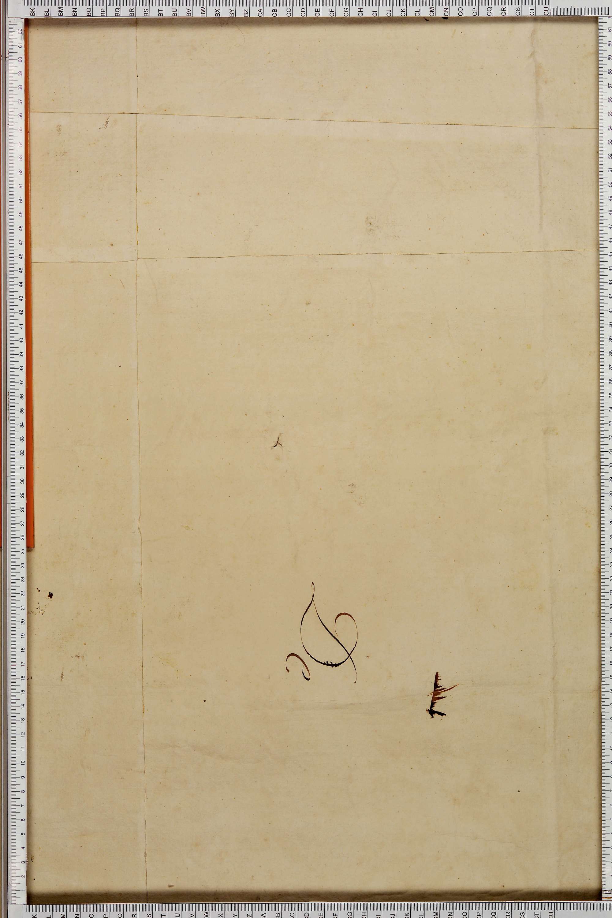 La Léchère - Copie de la mappe originale (plan cadastral) de la commune de Doucy en Tarentaise. Signée Cocelli, directeur de la péréquation.