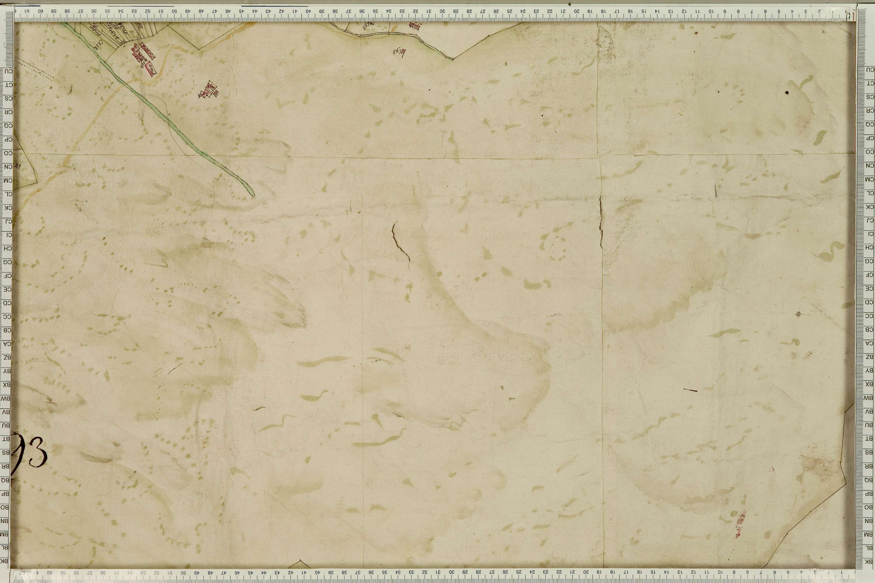 La Léchère - Copie de la mappe originale (plan cadastral) de la commune de Naves. Signée Cocelli, directeur de la péréquation générale.