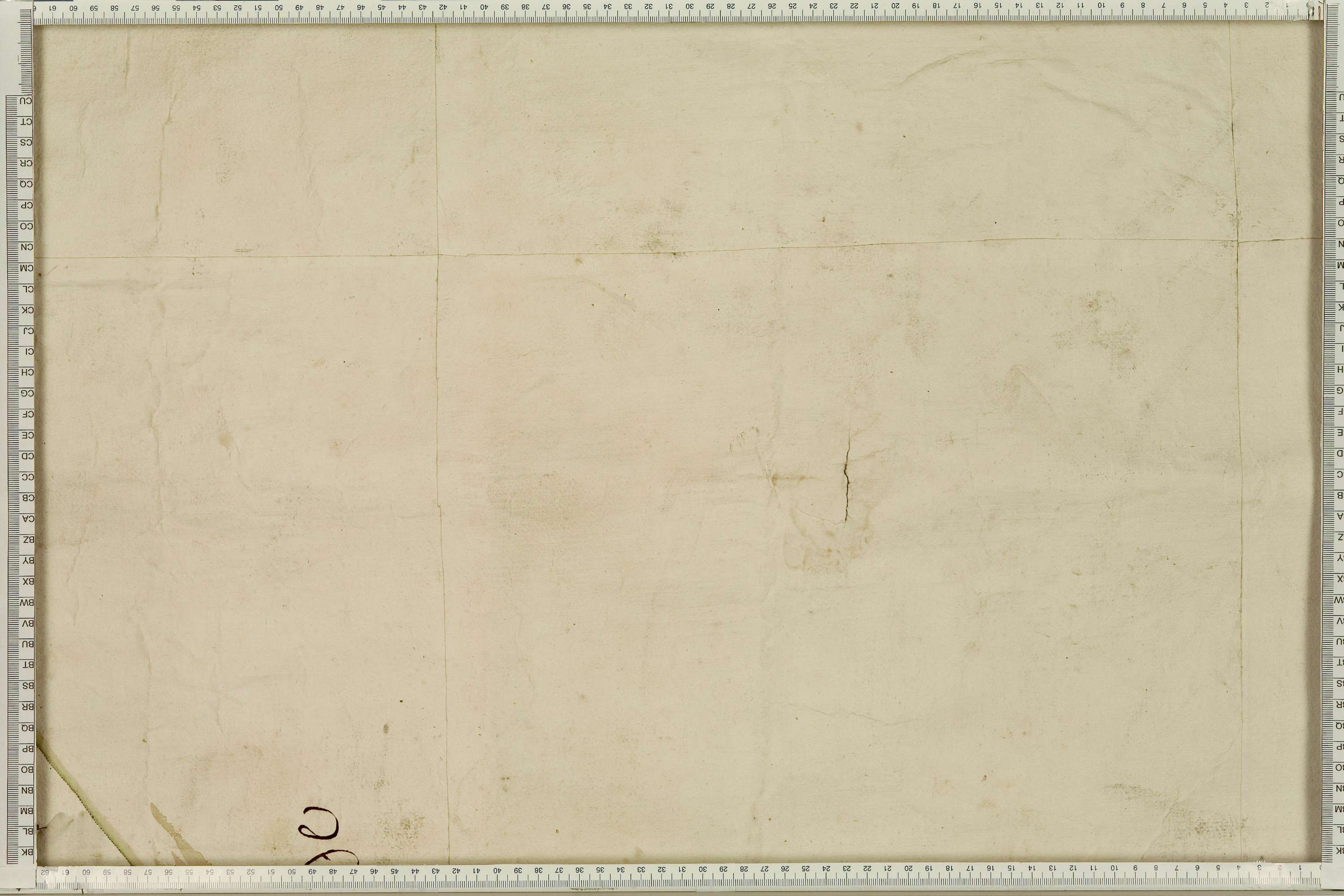La Léchère - Copie de la mappe originale (plan cadastral) de la commune de Pussy. Signée Cocelli, directeur de la péréquation.