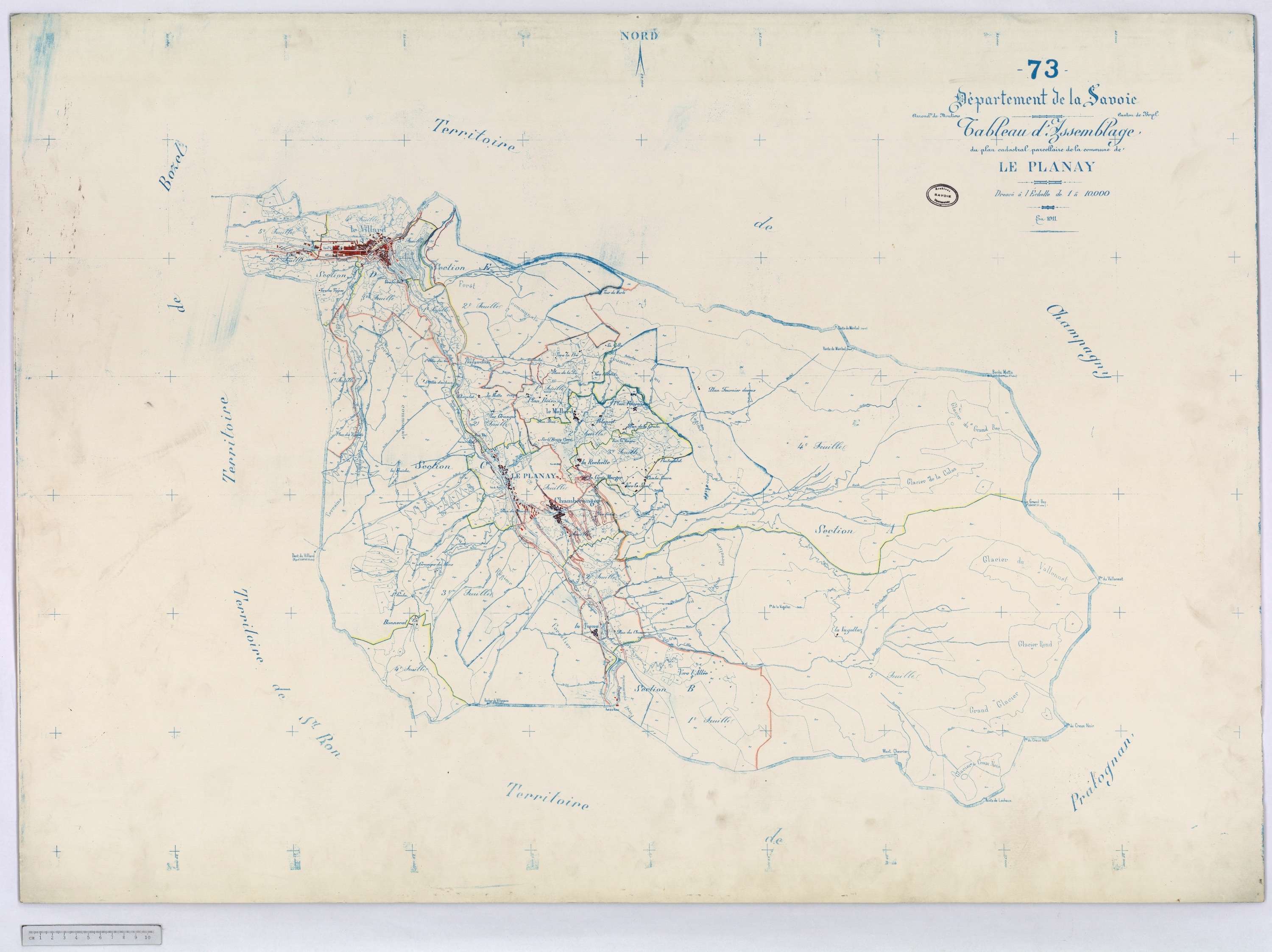 Planay - Cadastre rénové (1966).
