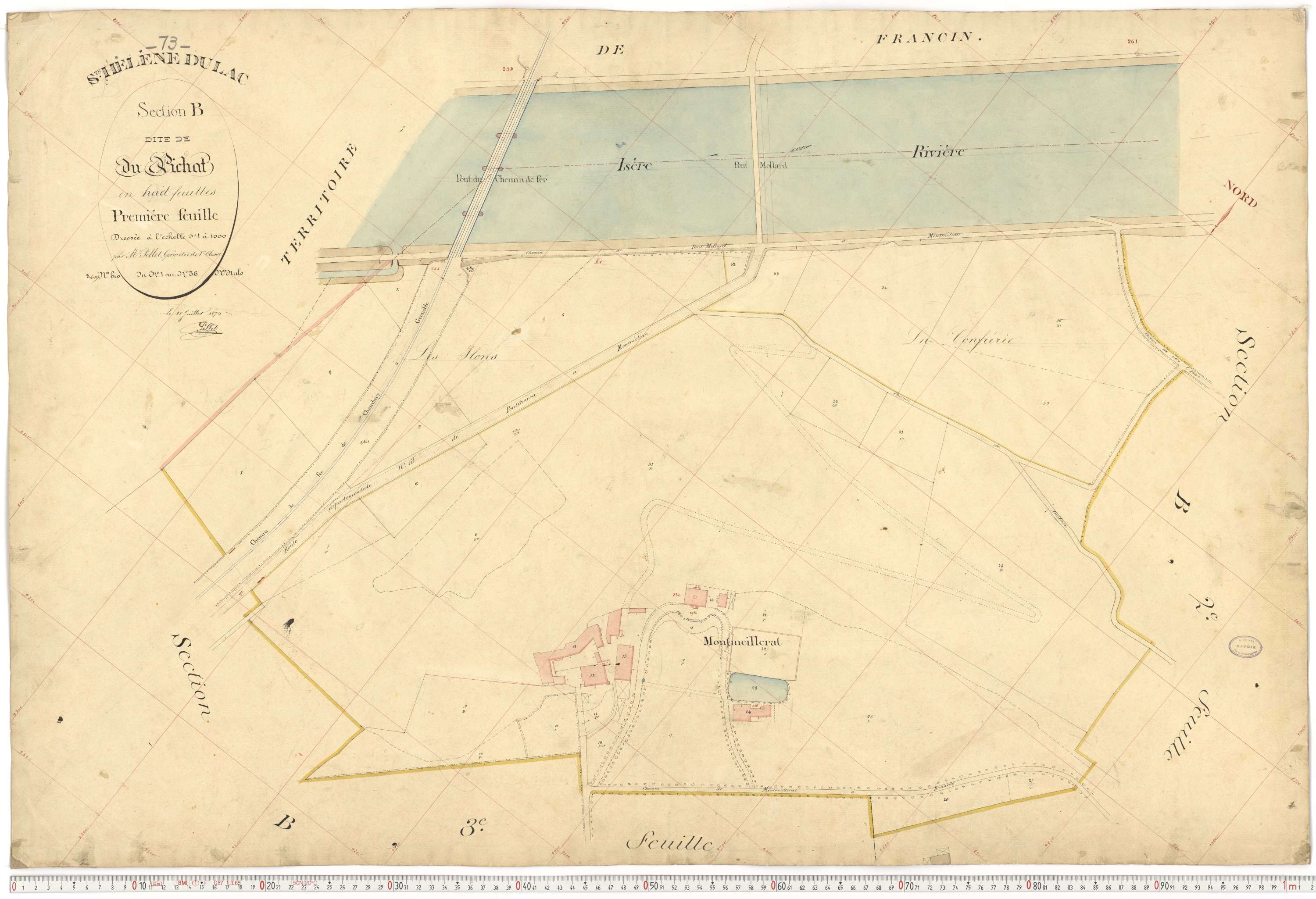 Sainte-Hélène-du-Lac - Plans cadastraux du premier cadastre français.