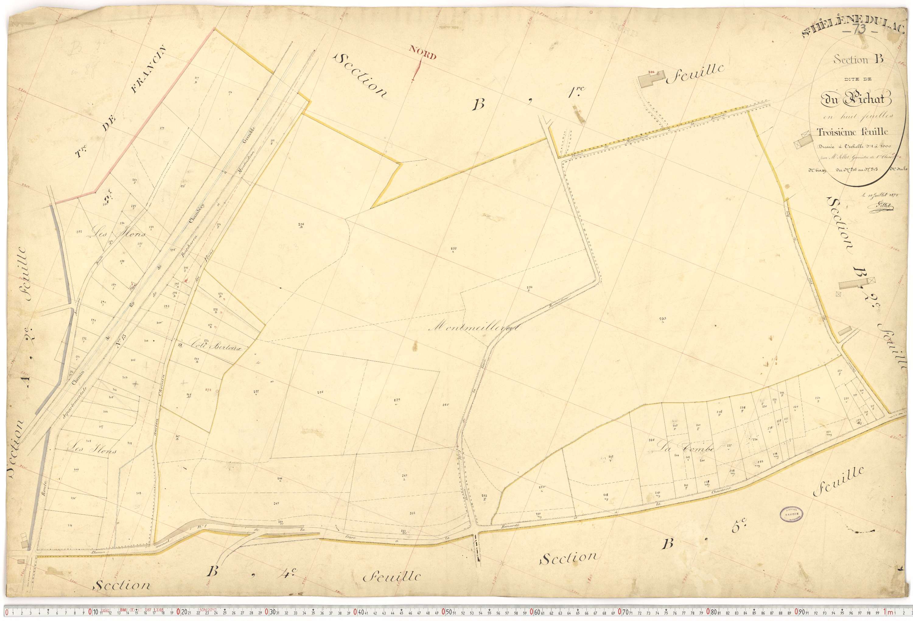 Sainte-Hélène-du-Lac - Plans cadastraux du premier cadastre français.