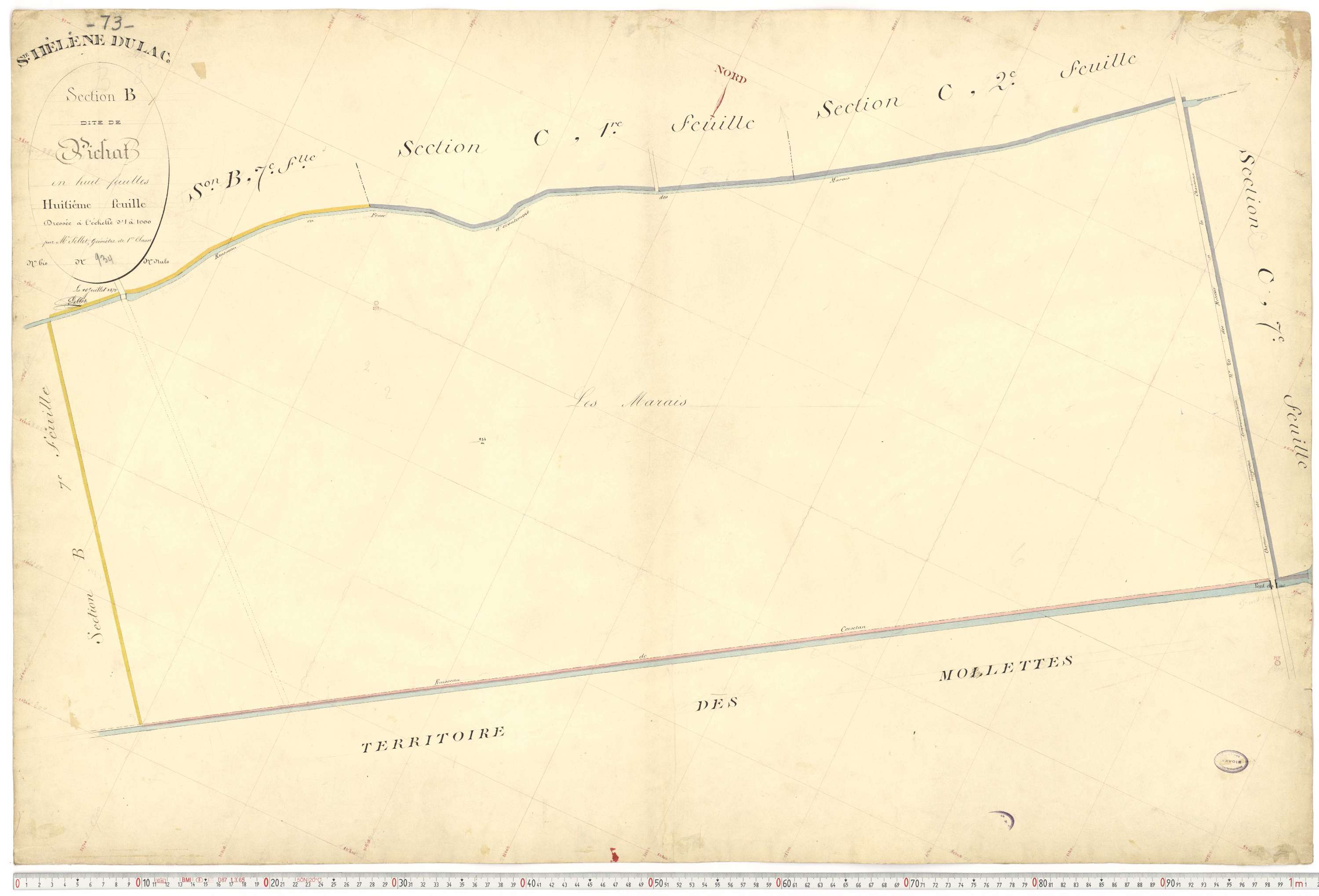 Sainte-Hélène-du-Lac - Plans cadastraux du premier cadastre français.