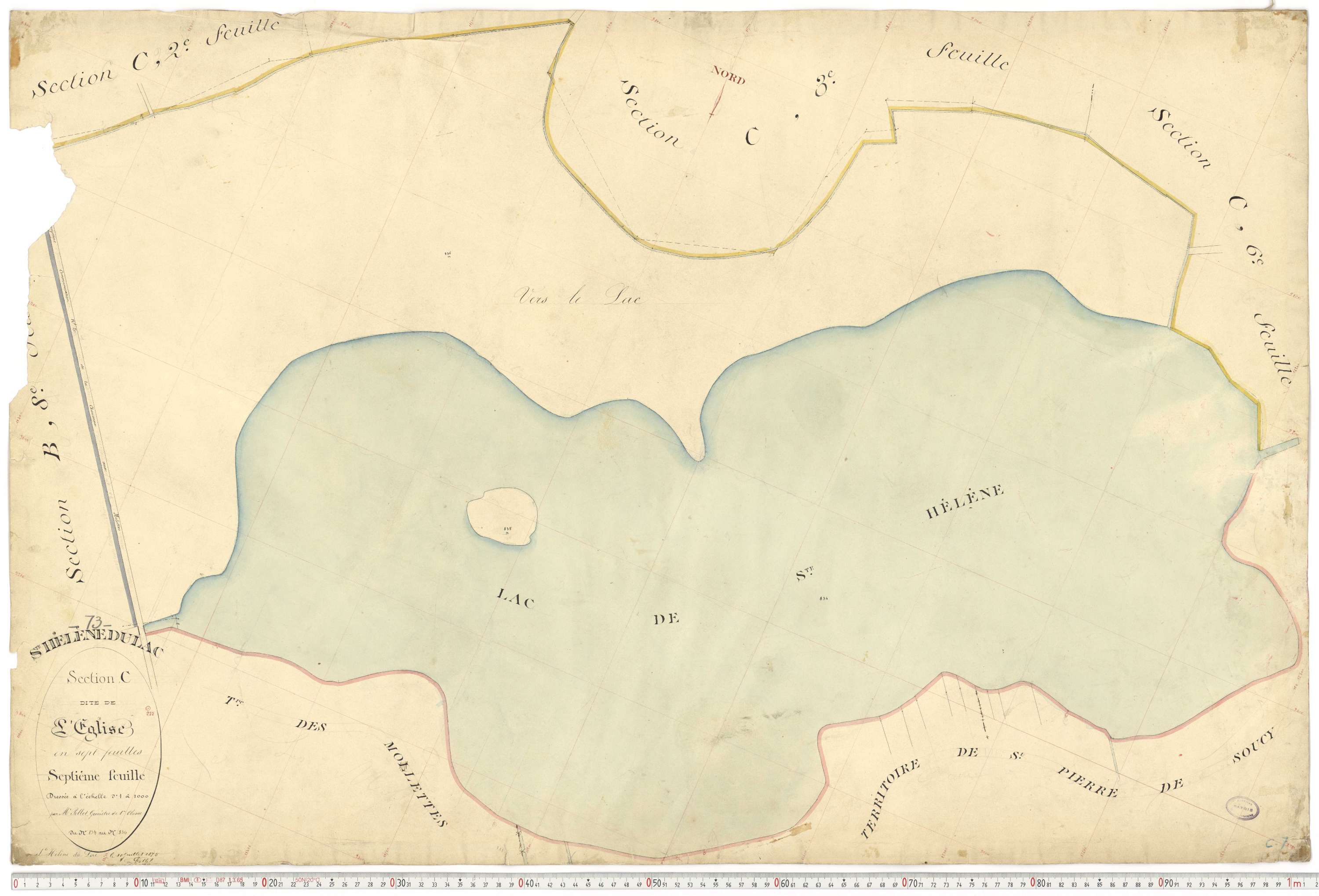 Sainte-Hélène-du-Lac - Plans cadastraux du premier cadastre français.
