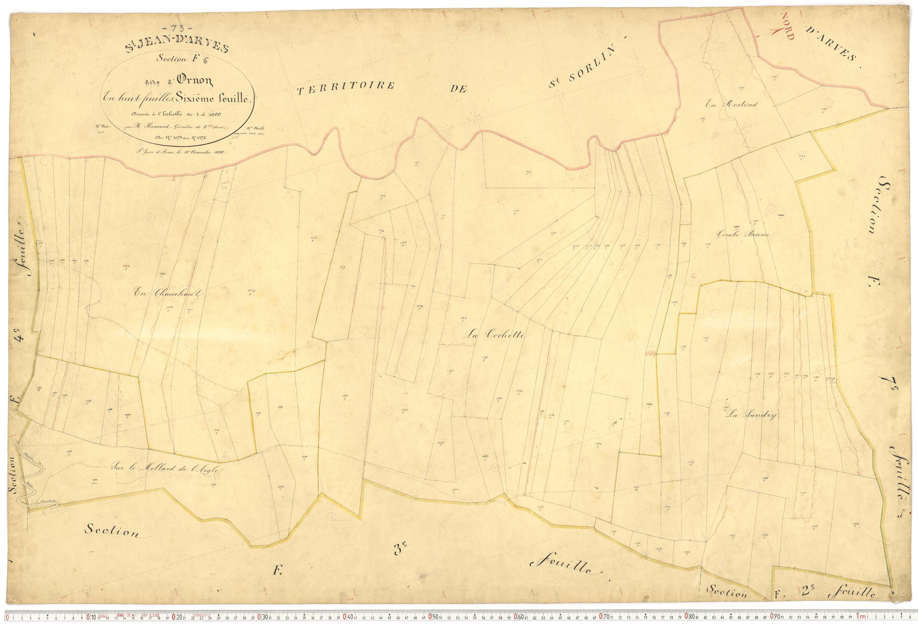 Saint-Jean-d'Arves - Plans cadastraux du premier cadastre français.