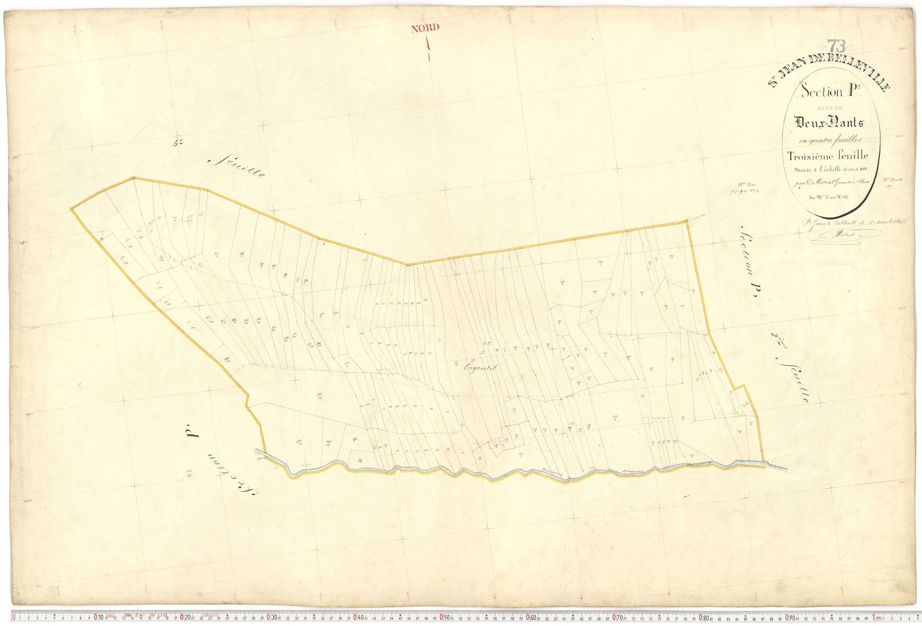 Saint-Jean-de-Belleville - Plans cadastraux du premier cadastre français.