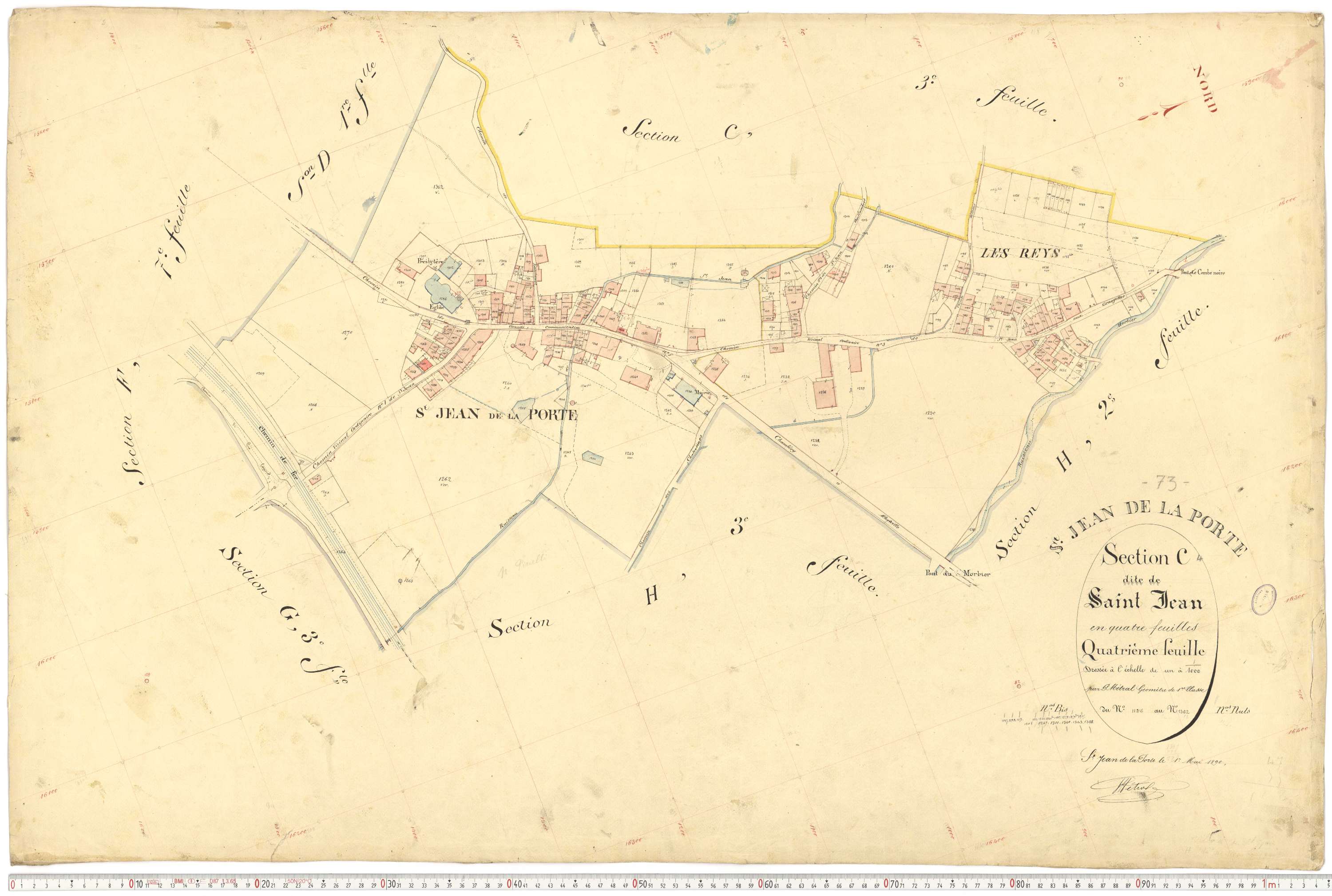 Saint-Jean-de-la-Porte - Cadastre français (1892).