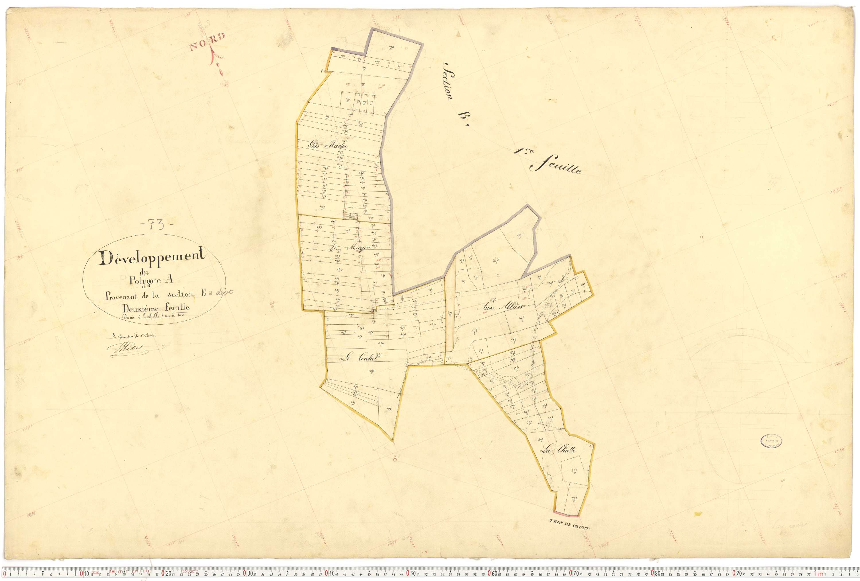 Saint-Jean-de-la-Porte - Cadastre français (1892).