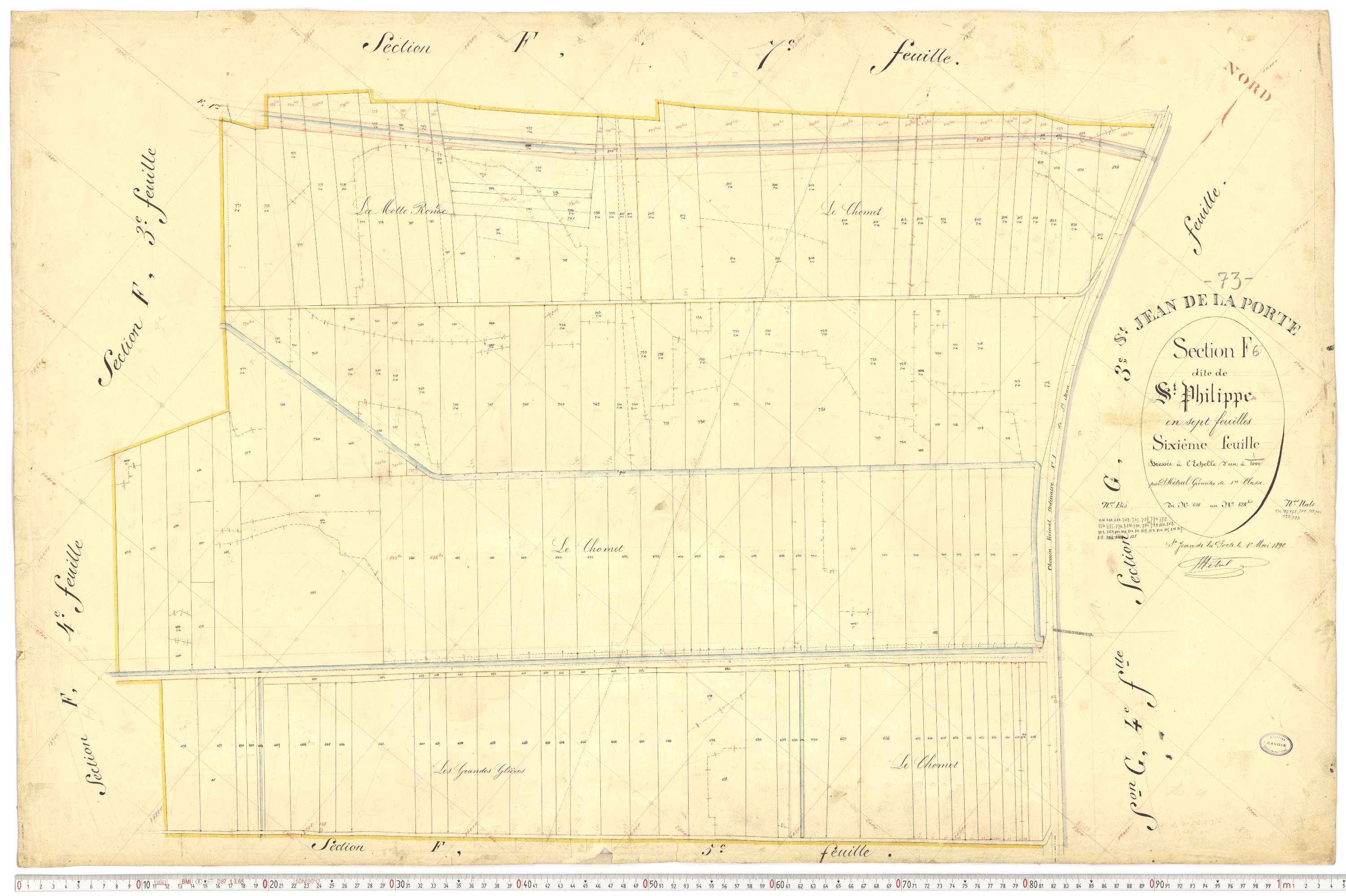 Saint-Jean-de-la-Porte - Cadastre français (1892).