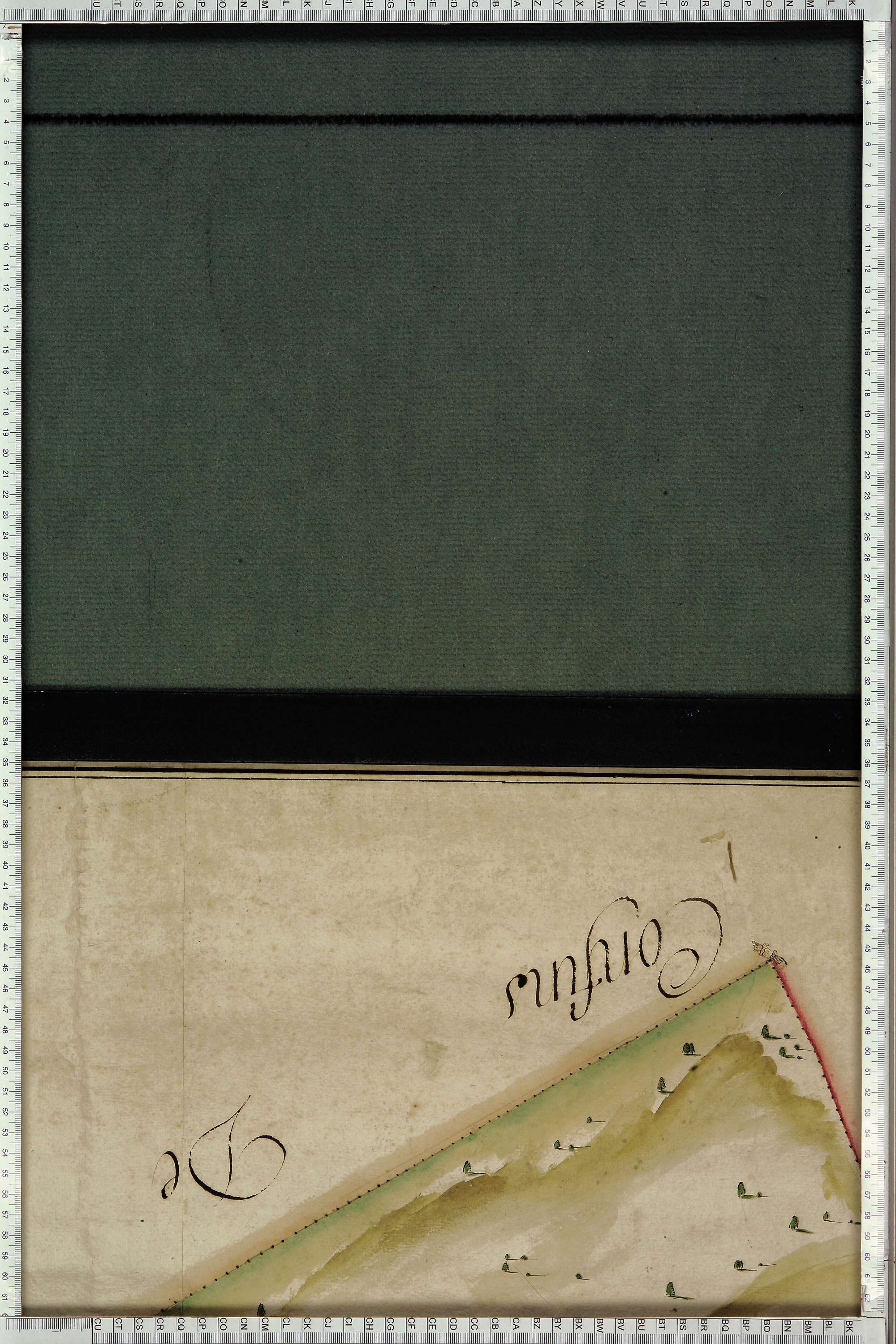Saint-Michel-de-Maurienne - Copie de la mappe originale (plan cadastral) de la commune du Thyl. Signée Cocelli, directeur de la péréquation.