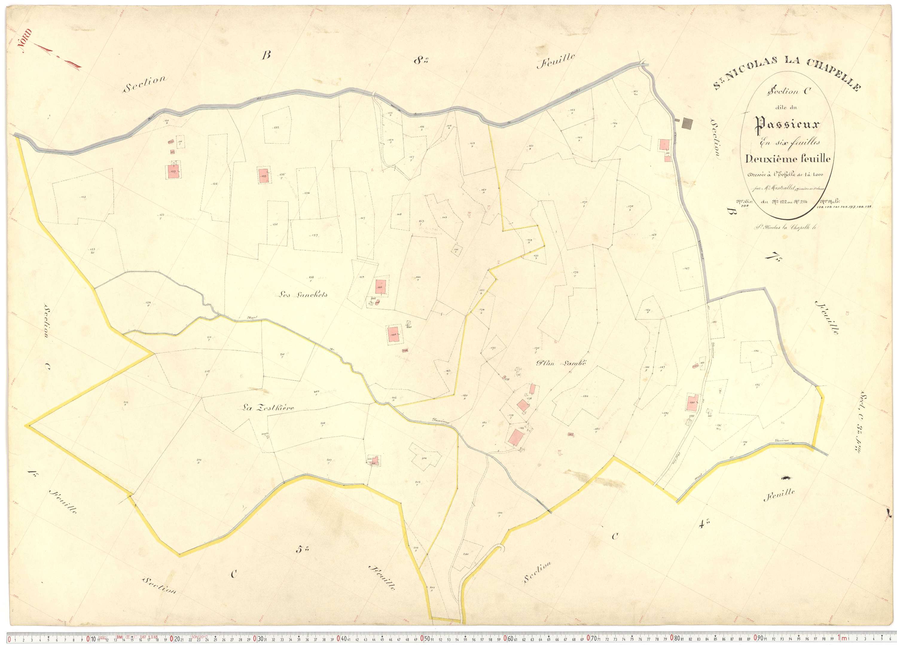 Saint-Nicolas-la-Chapelle - Plans cadastraux du premier cadastre français.