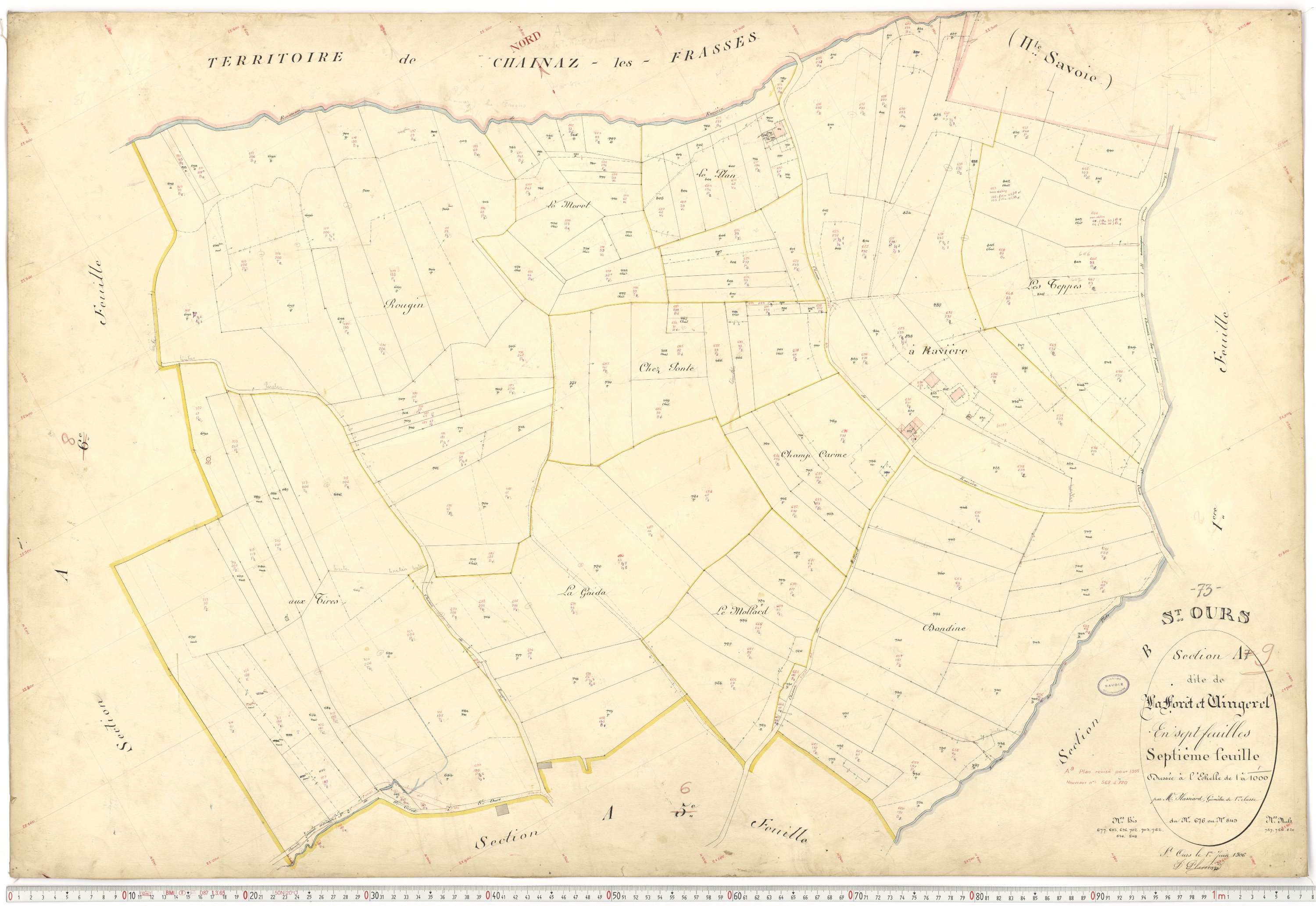 Saint-Ours - Plans cadastraux du premier cadastre français.