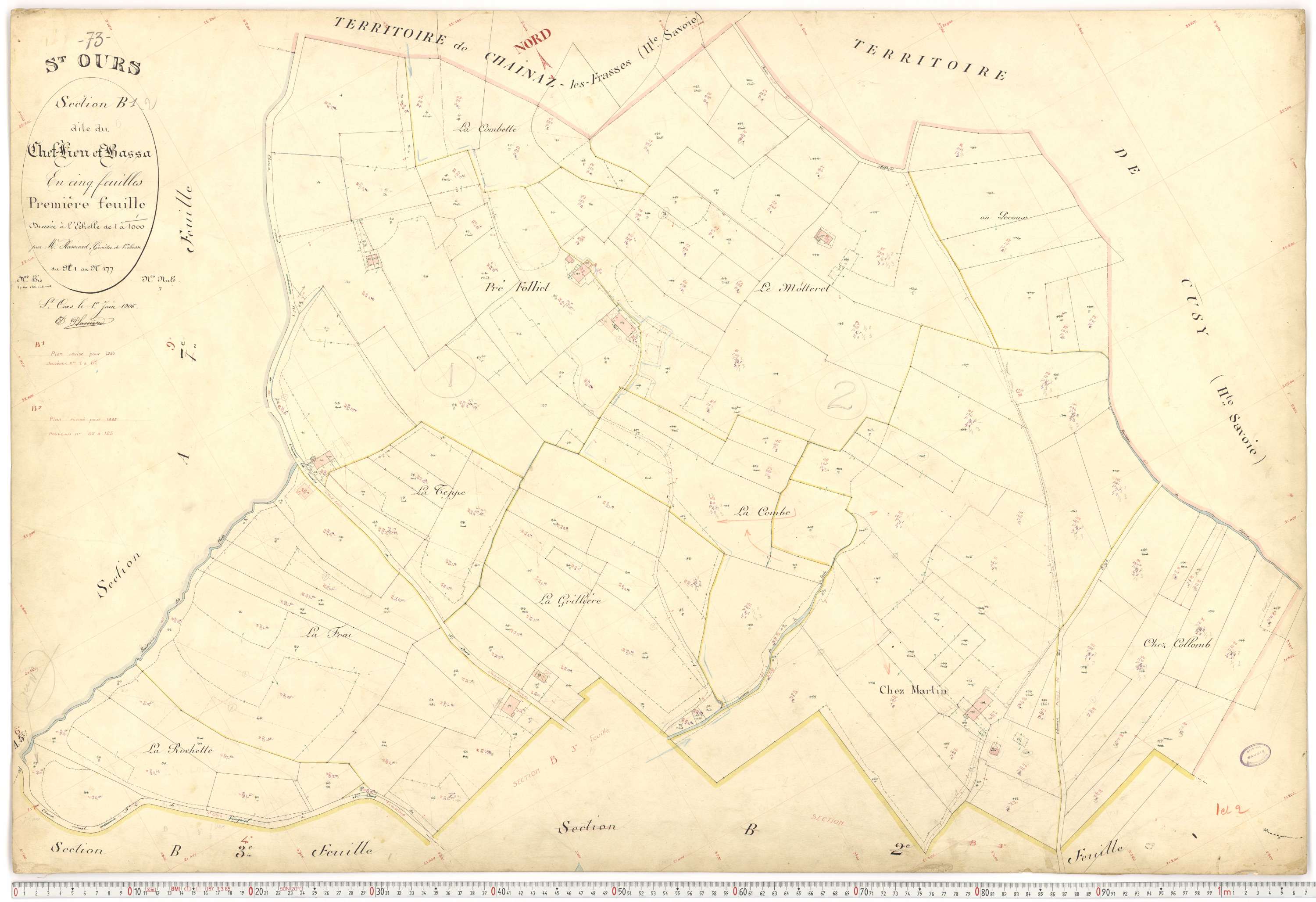 Saint-Ours - Plans cadastraux du premier cadastre français.