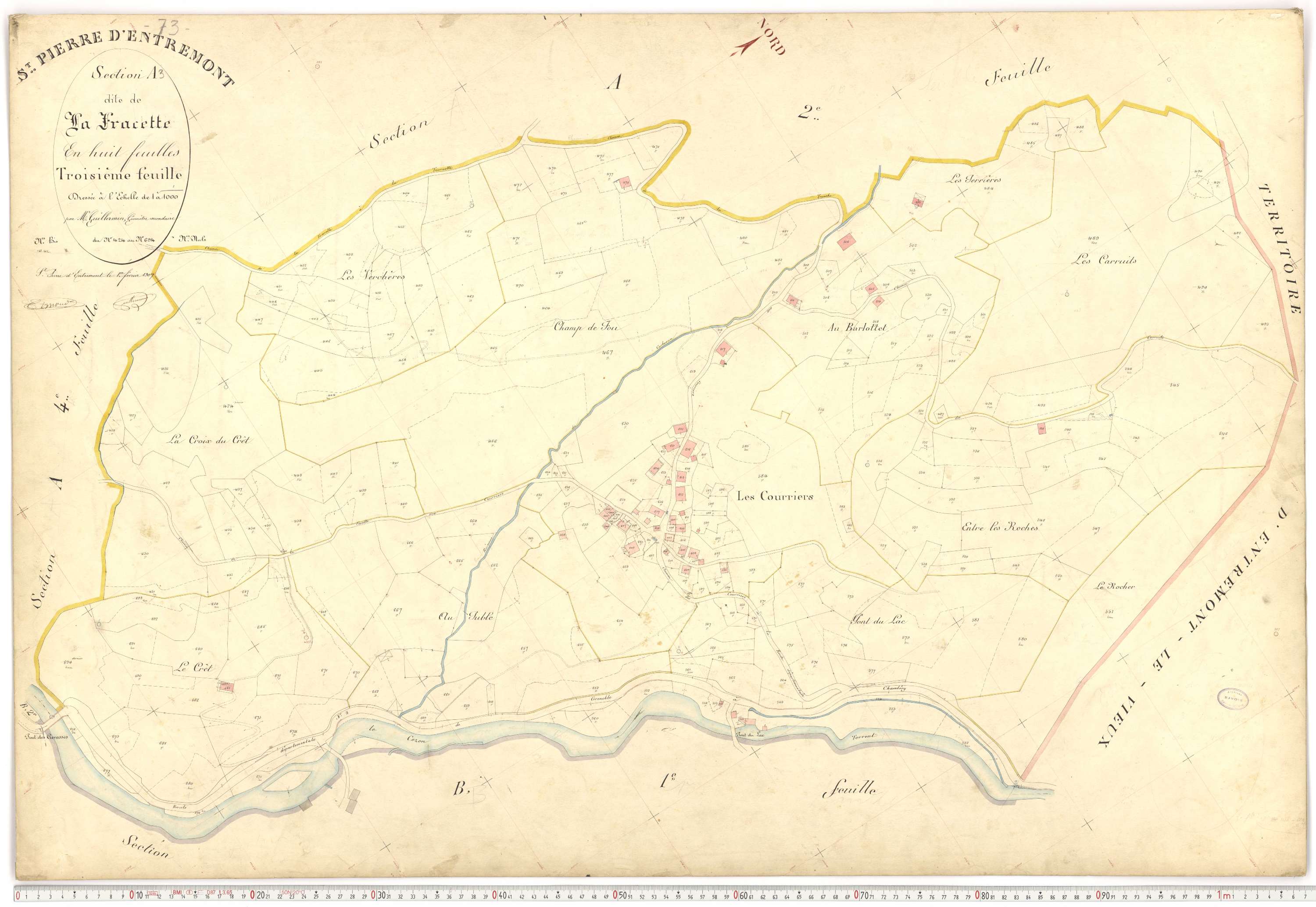 Saint-Pierre-d'Albigny - Plans cadastraux du premier cadastre français.