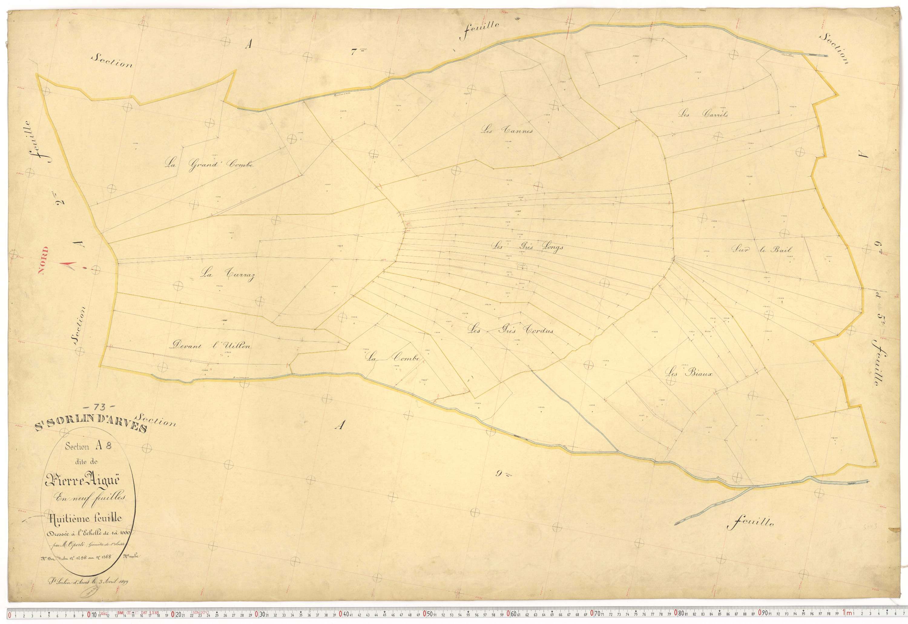 Saint-Sorlin-d'Arves - Plans cadastraux du premier cadastre français.