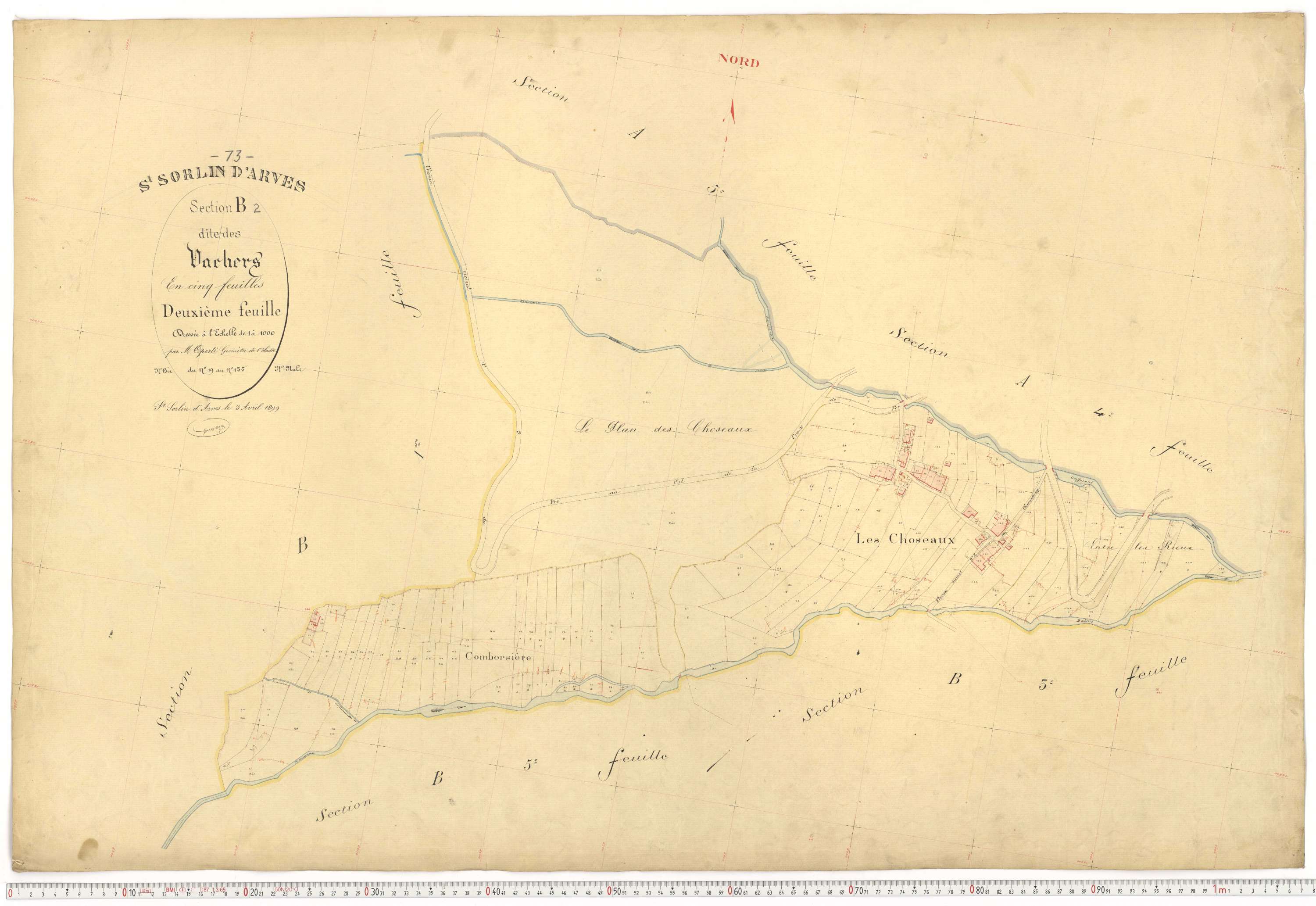 Saint-Sorlin-d'Arves - Plans cadastraux du premier cadastre français.