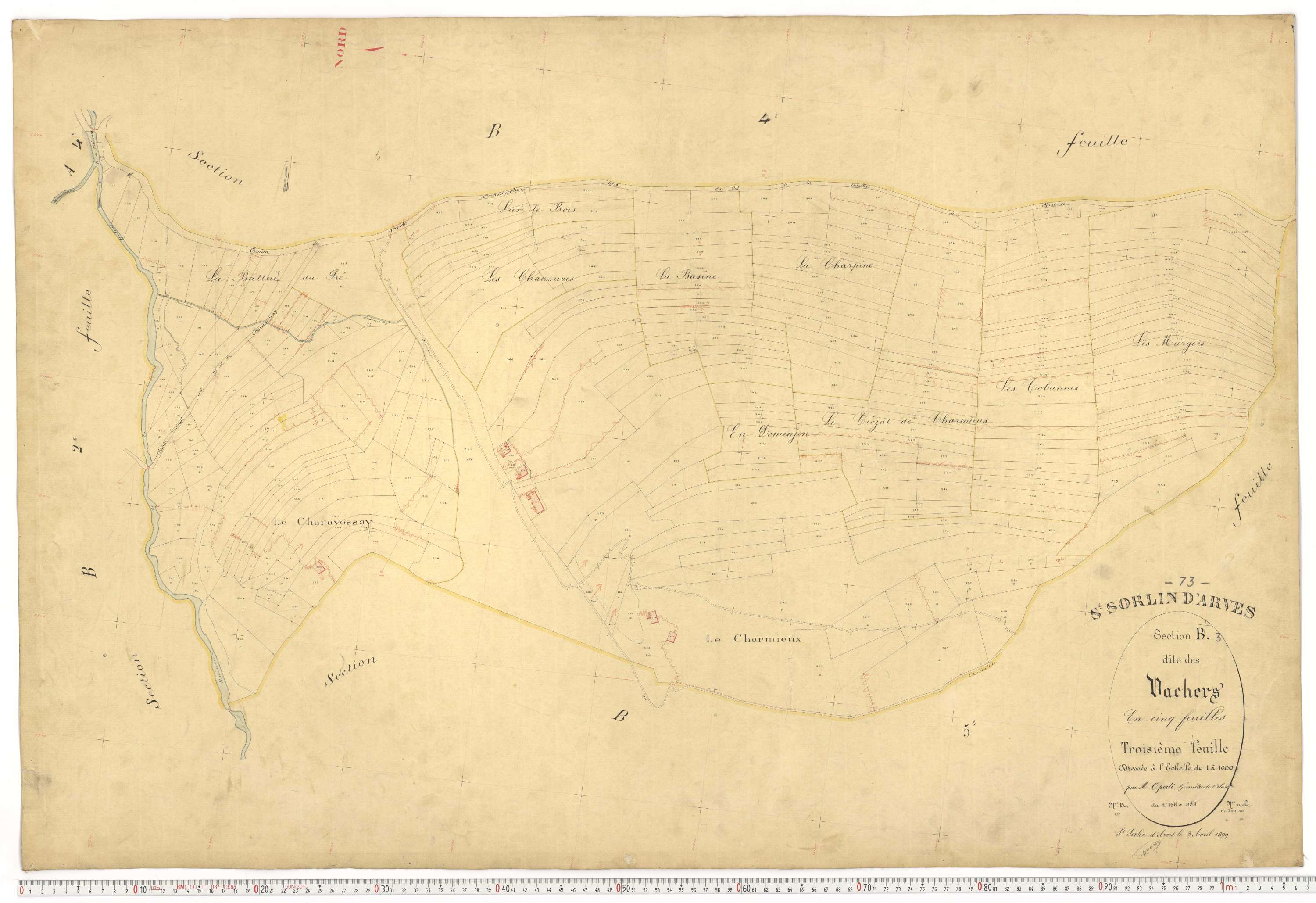 Saint-Sorlin-d'Arves - Plans cadastraux du premier cadastre français.