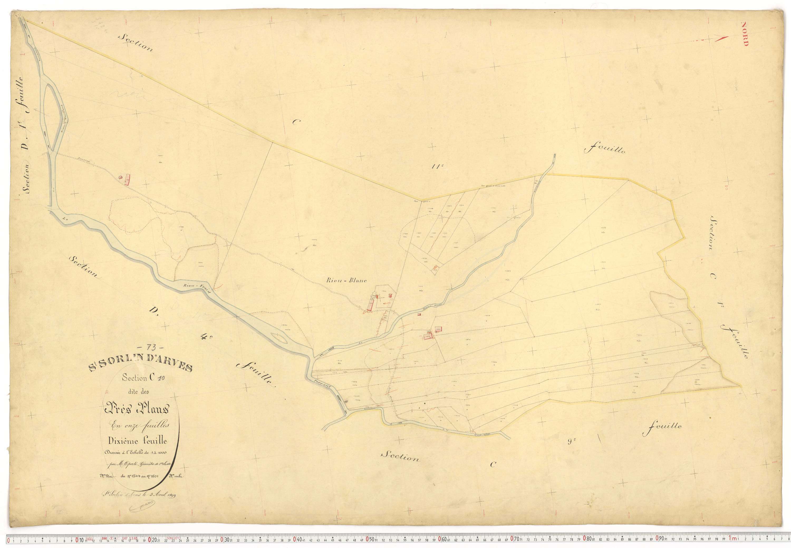 Saint-Sorlin-d'Arves - Plans cadastraux du premier cadastre français.